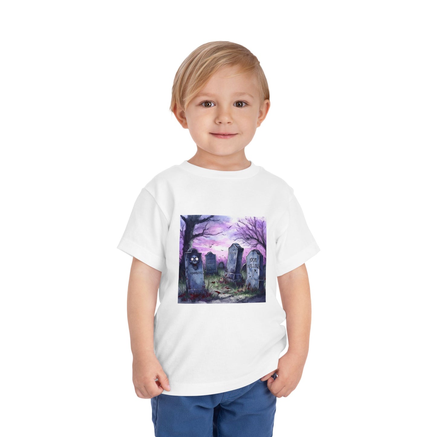 Purple Graveyard Toddler Short Sleeve Tee