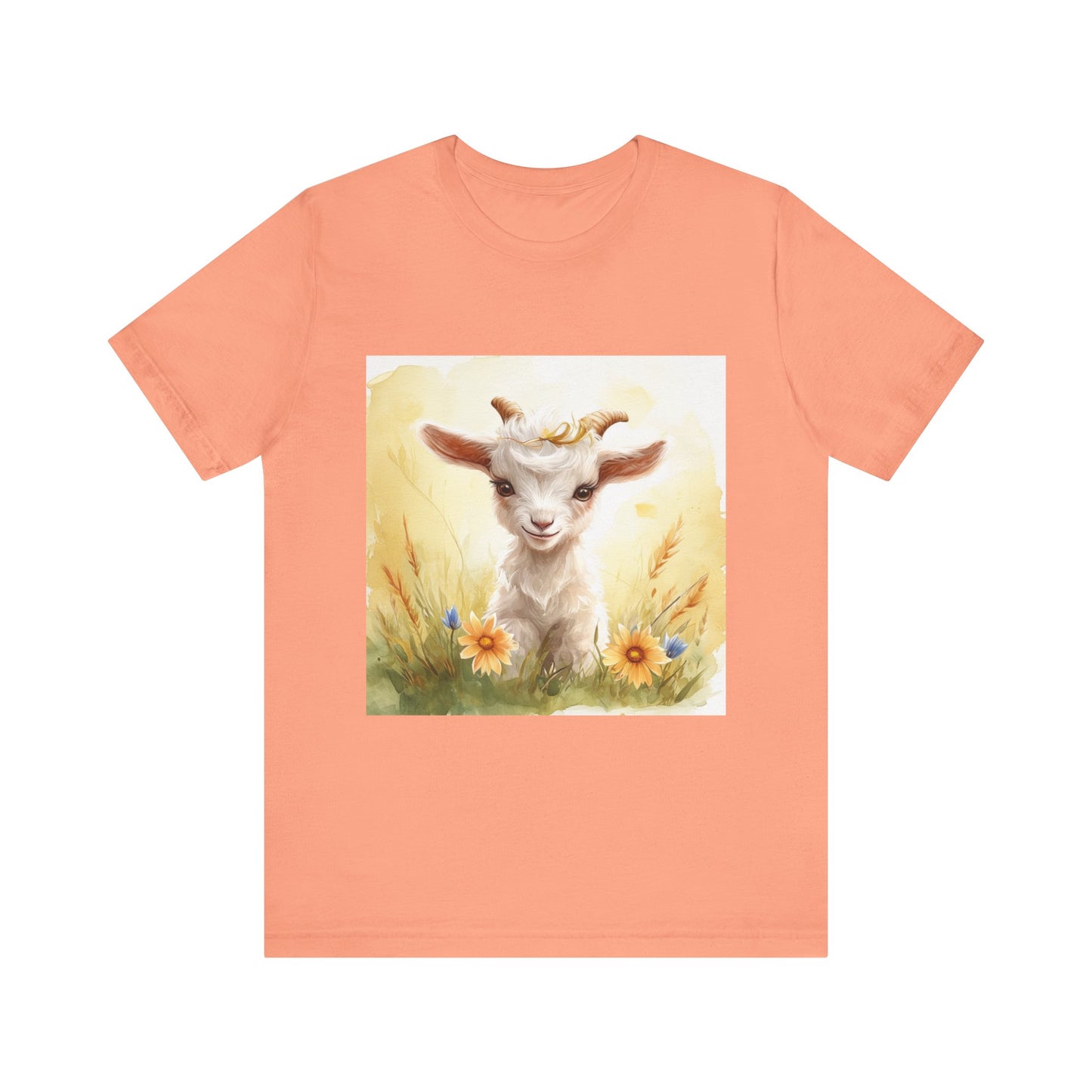 Adorable Goat Unisex Jersey Short Sleeve Tee