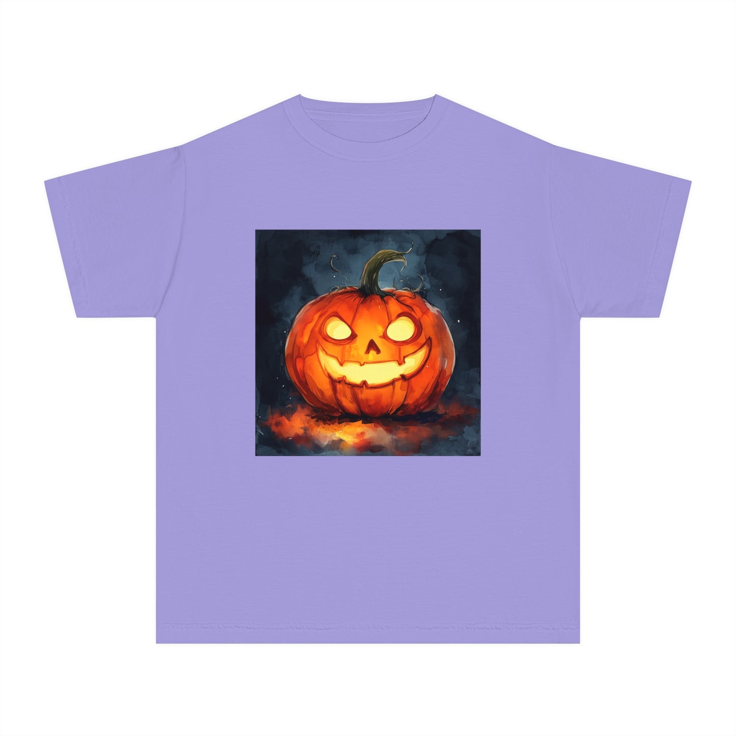 Cute Creepy Jack o' Lantern Youth Midweight Tee