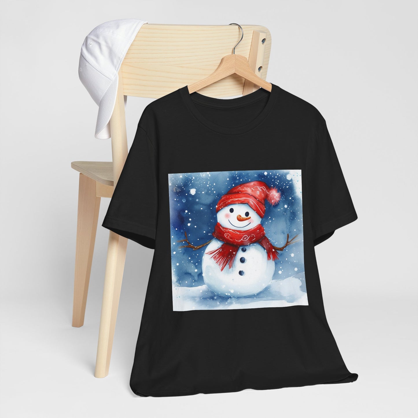 Adorable Snowman Unisex Jersey Short Sleeve Tee