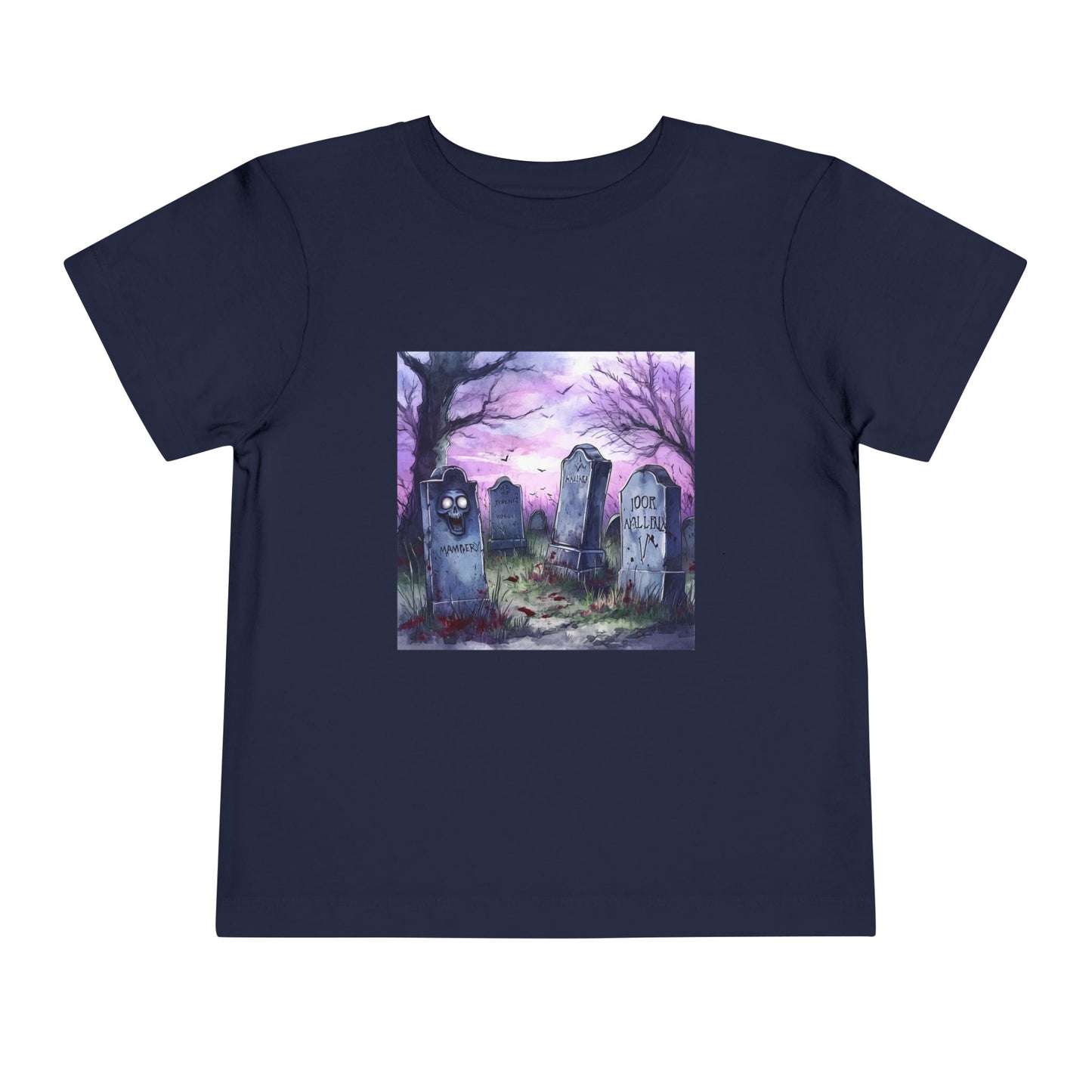 Purple Graveyard Toddler Short Sleeve Tee