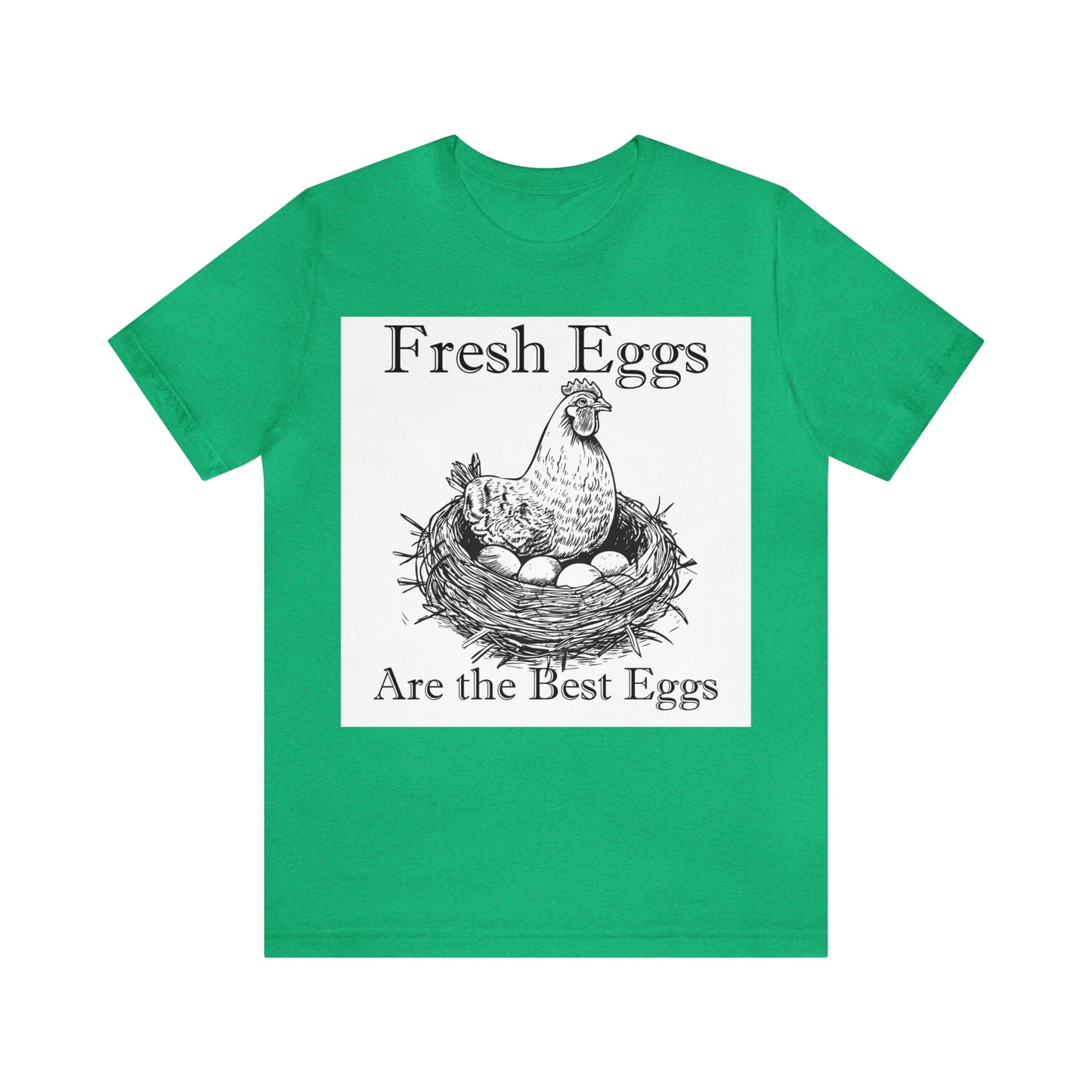 Fresh Eggs Unisex Jersey Short Sleeve Tee