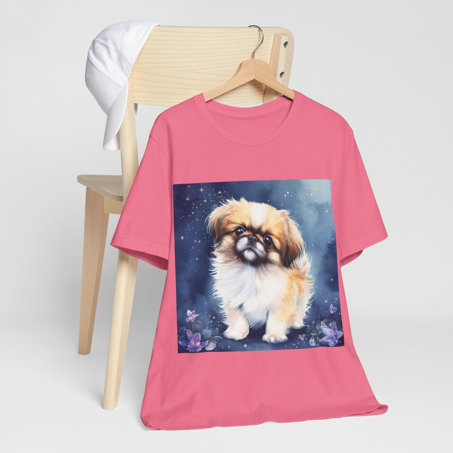 Pekinese Puppy Unisex Jersey Short Sleeve Tee