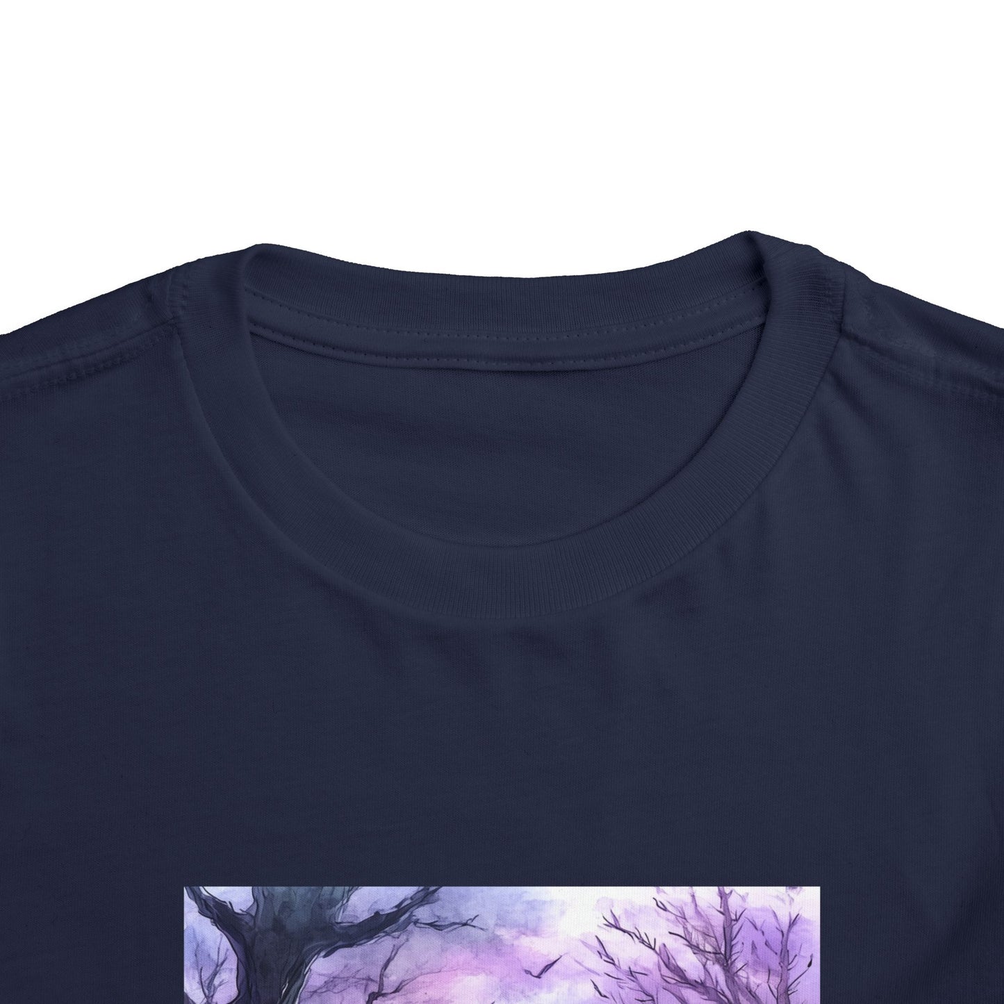 Purple Graveyard Toddler Short Sleeve Tee