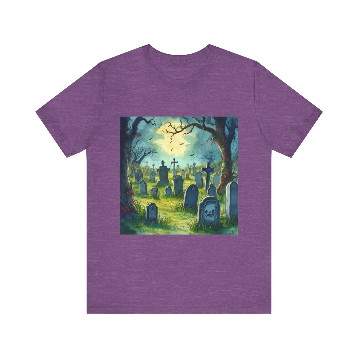 Comic Graveyard Unisex Jersey Short Sleeve Tee