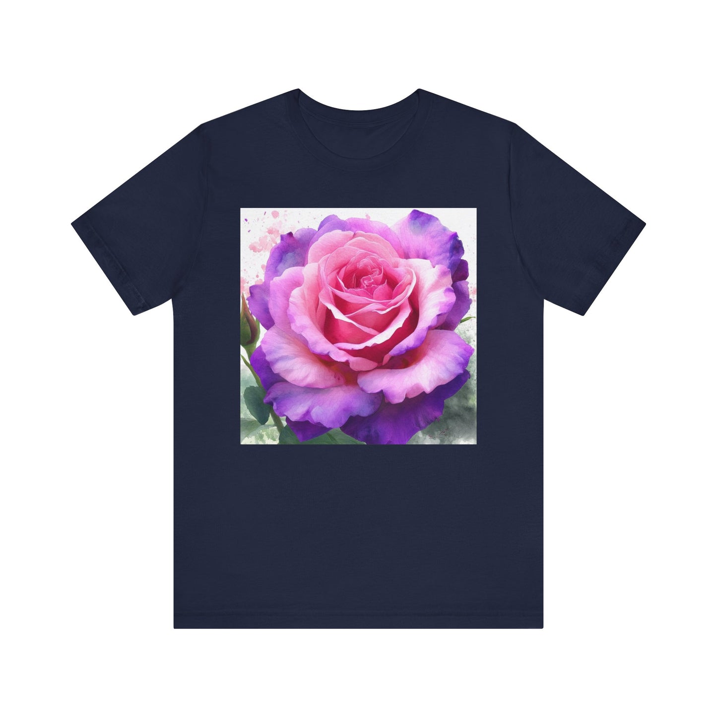 Rose Garden Unisex Jersey Tee - Vibrant Rose Design