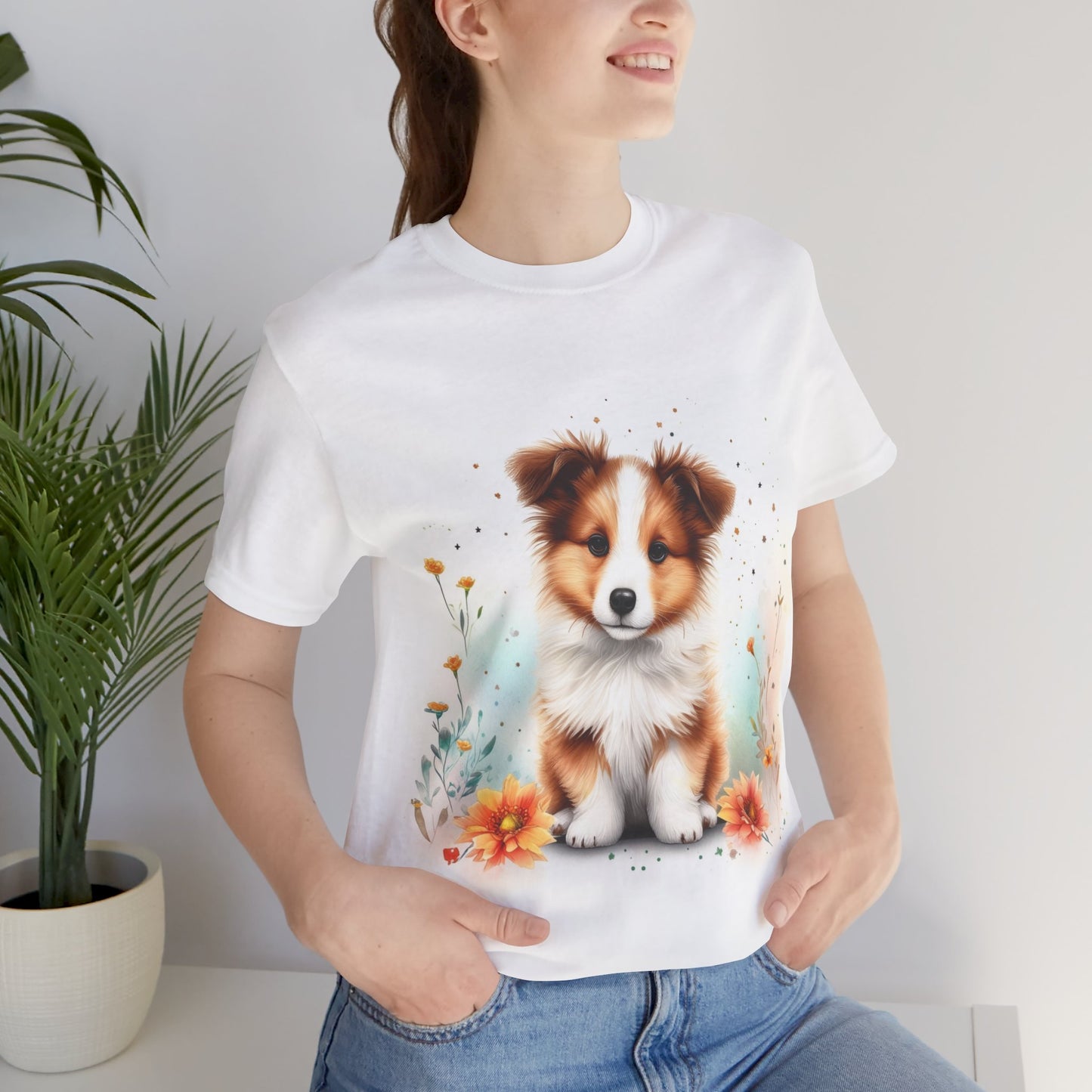 Shetland Sheepdog Unisex Jersey Short Sleeve Tee