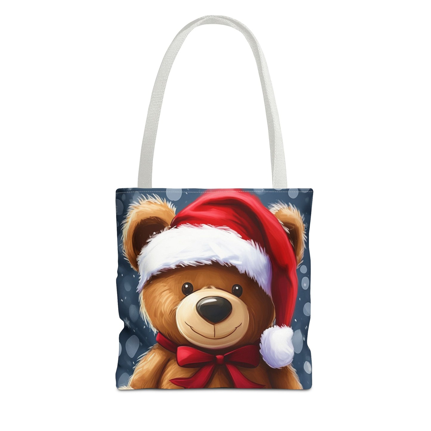 Cute Holiday Teddy Tote Bag (AOP)