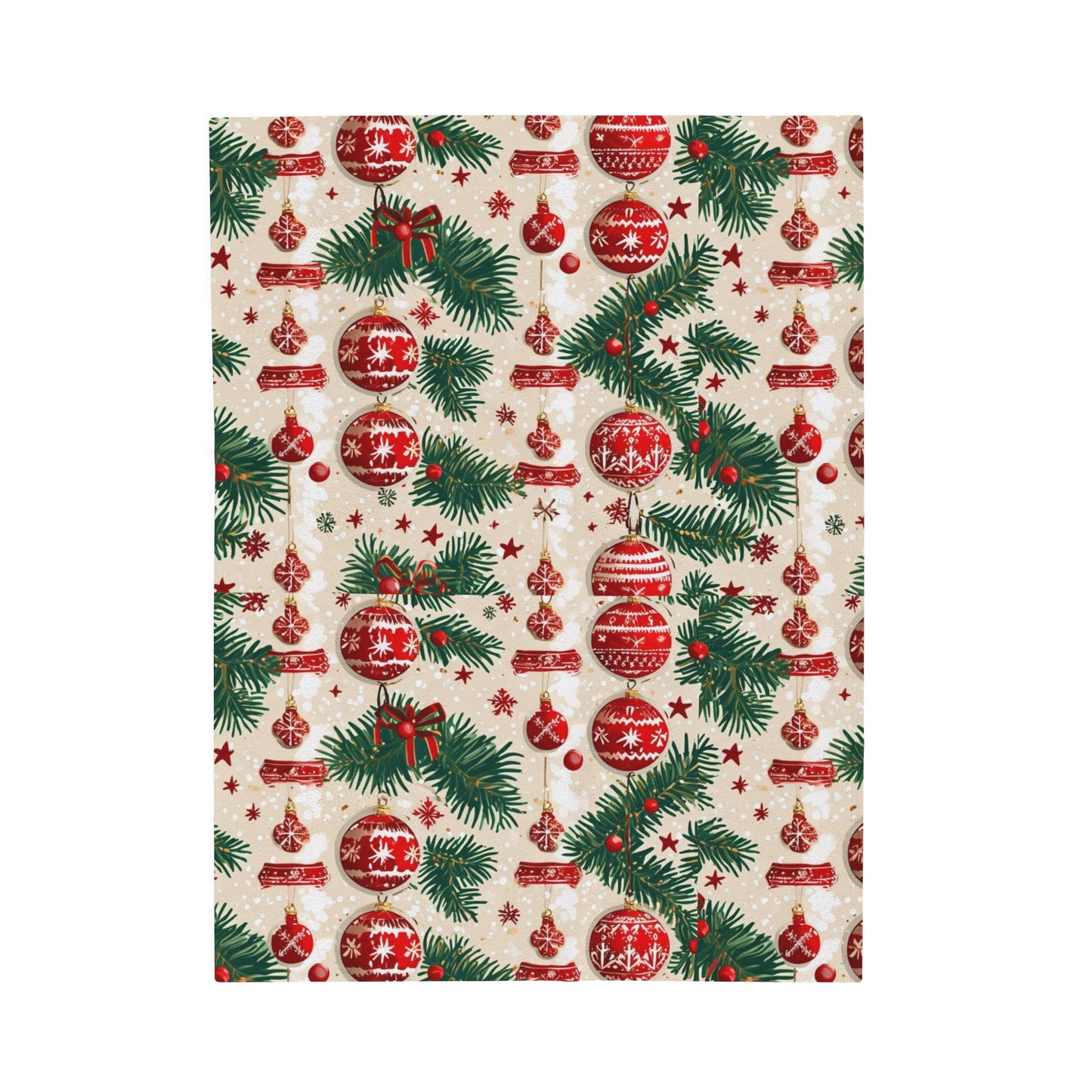 Ornament Garland Velveteen Plush Blanket