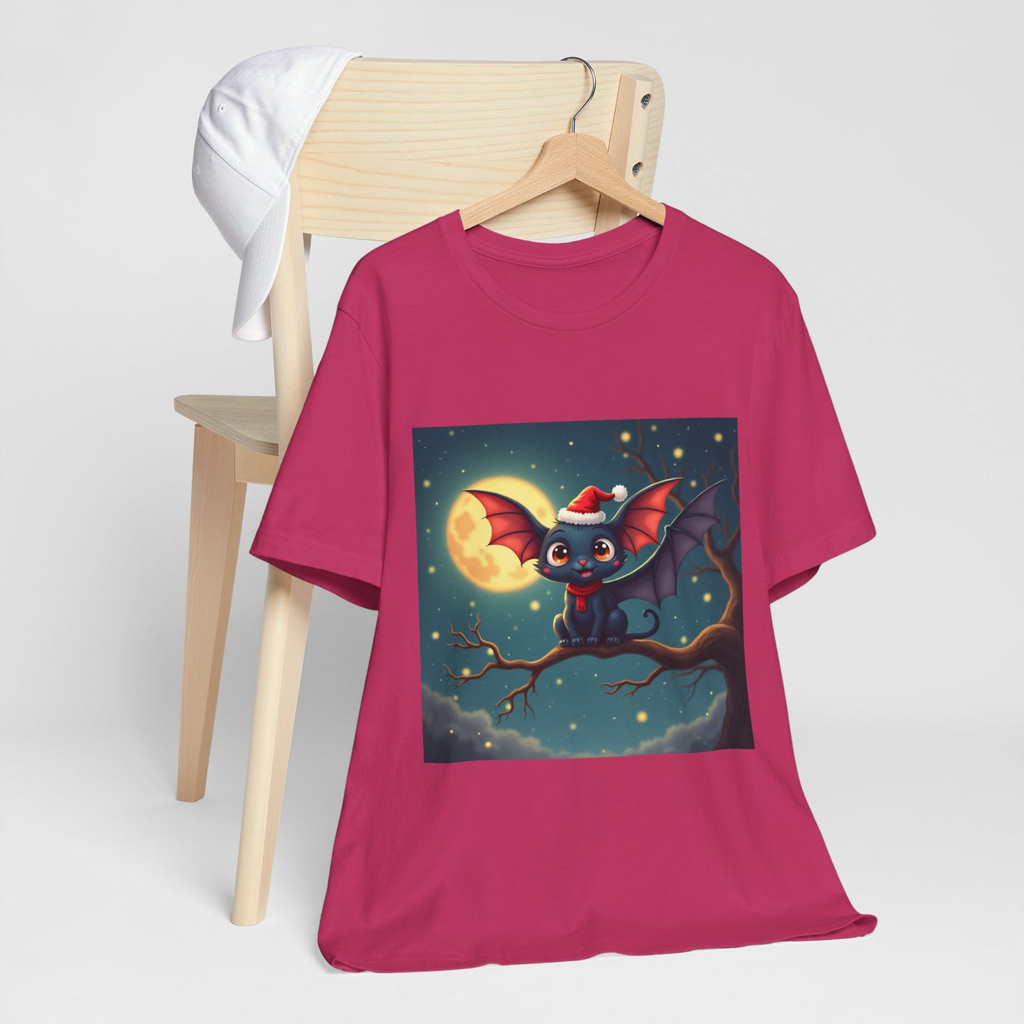 Adorable Festive Winter Bat Unisex Jersey Tee