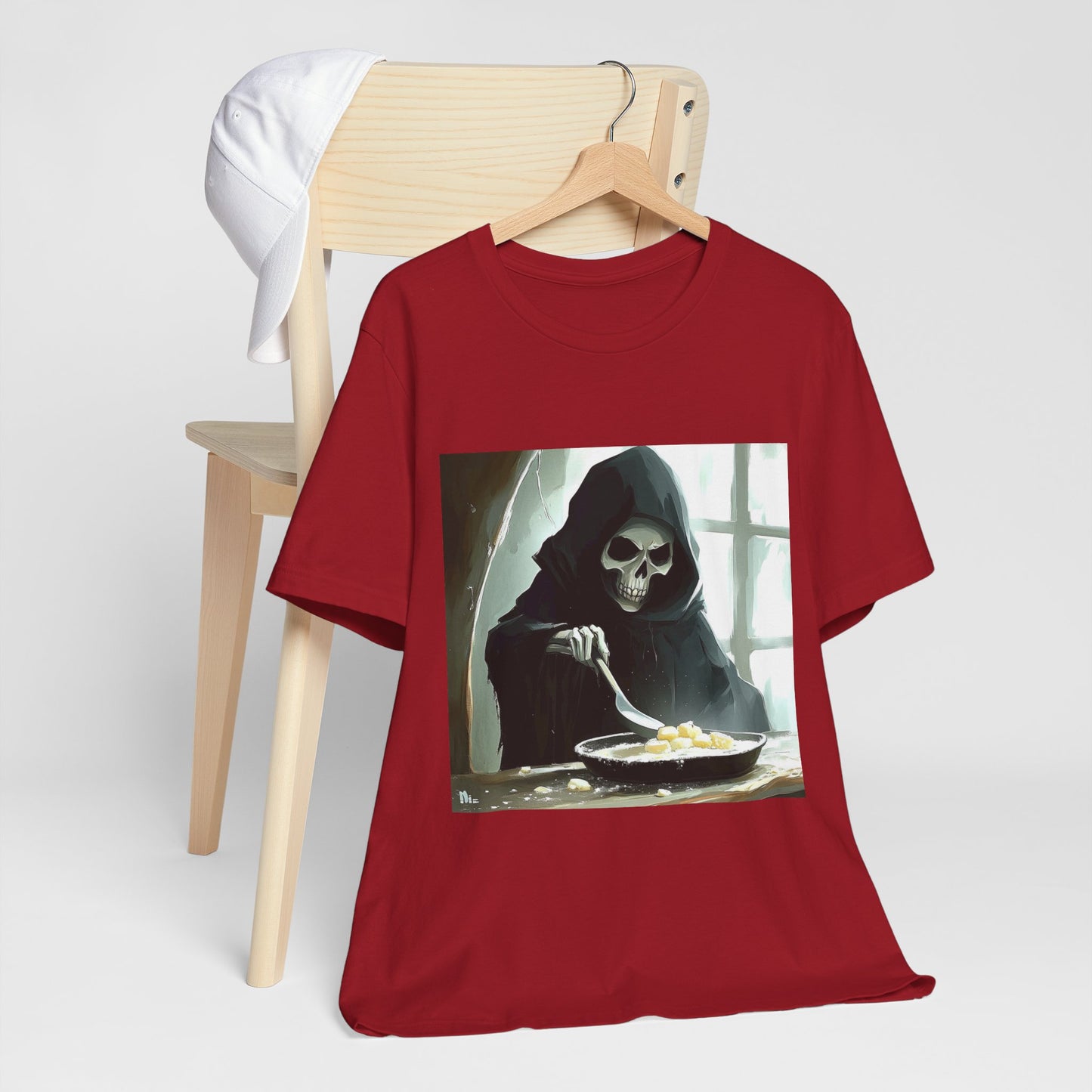 Grim Reaper Baking Unisex Jersey Short Sleeve Tee