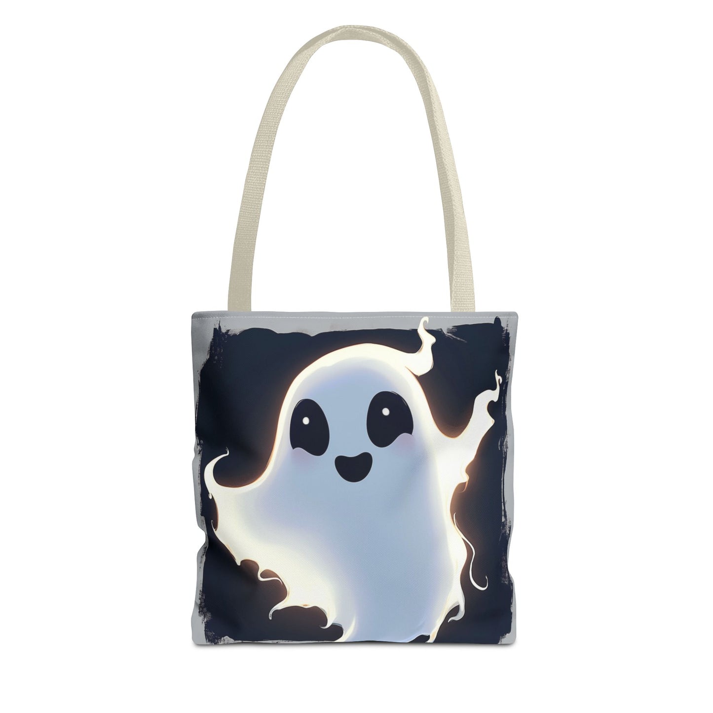 Cute Happy Ghost Tote Bag (AOP)