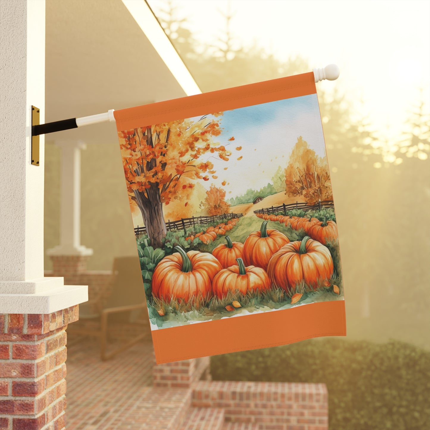 Pumpkin Patch Garden & House Banner