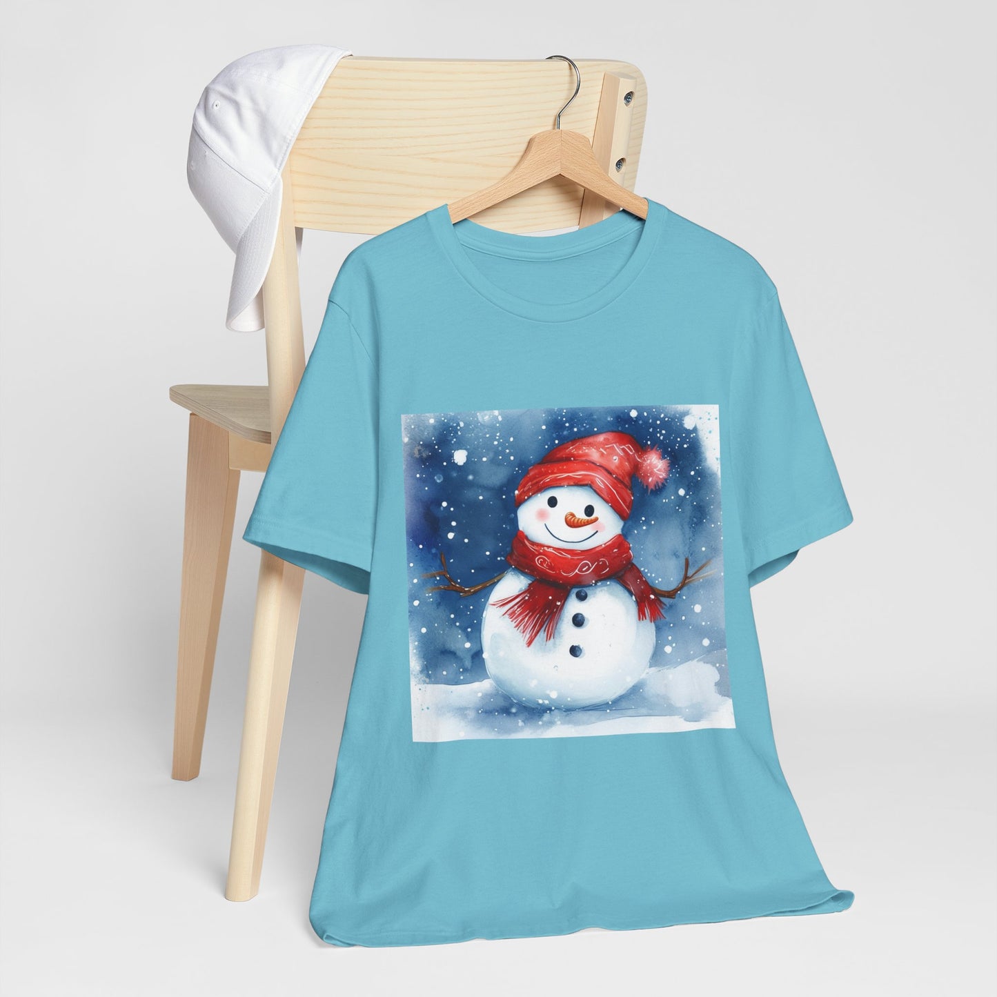 Adorable Snowman Unisex Jersey Short Sleeve Tee