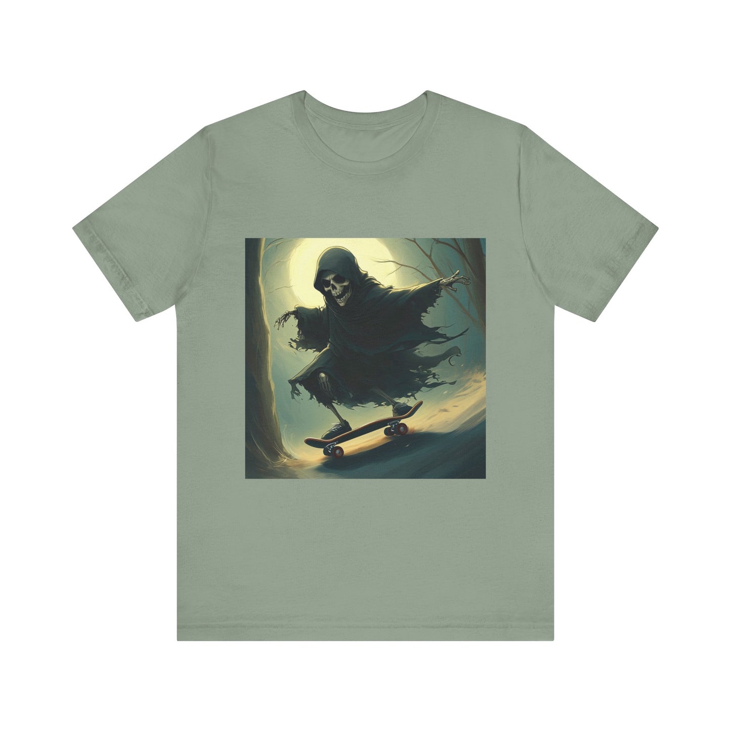 Downhill Skating Grim Reaper Unisex Jersey Short Sleeve Tee