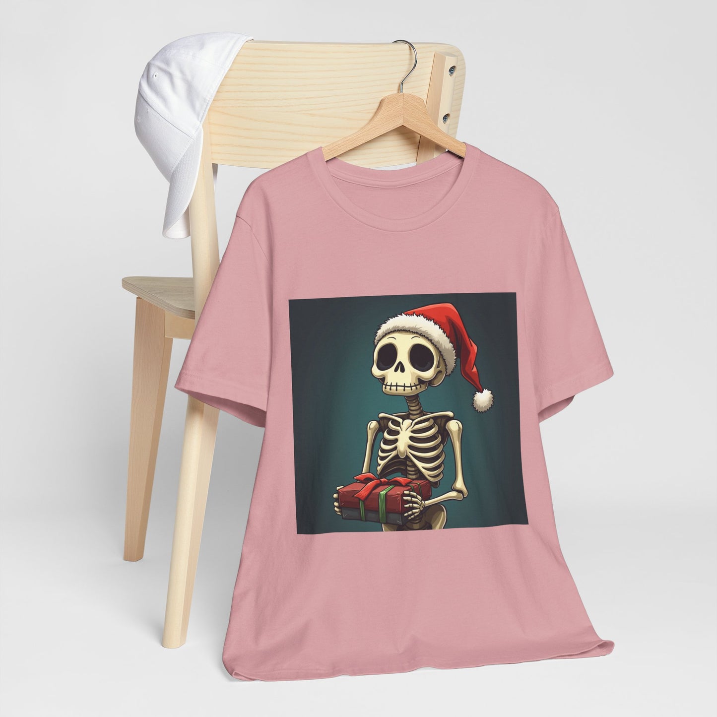 Cute Cartoon Festive Skeleton Unisex Jersey Tee