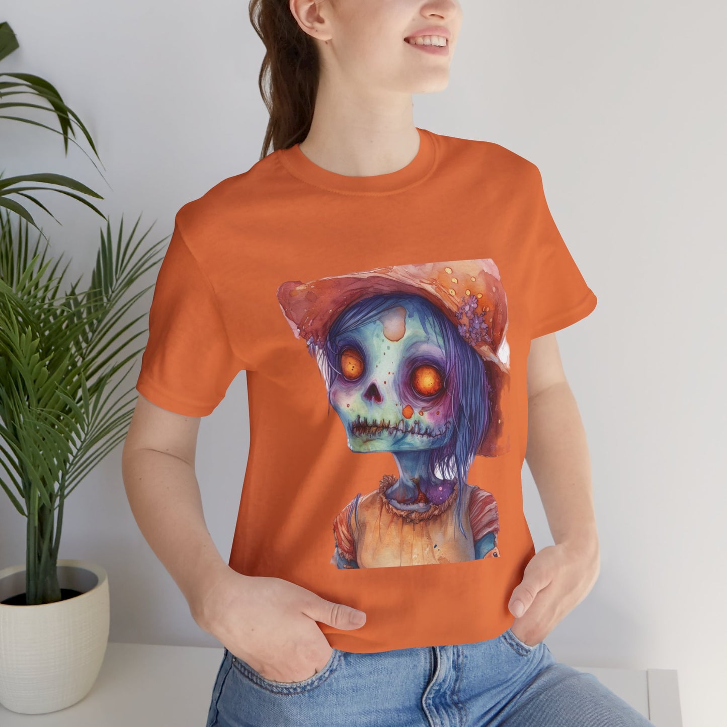 Cute Zombie Unisex Jersey Short Sleeve Tee