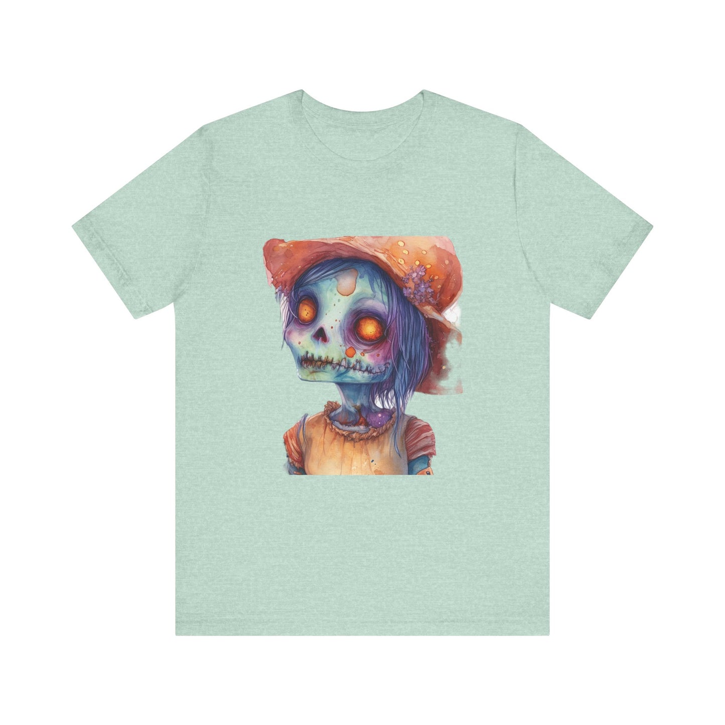 Cute Zombie Unisex Jersey Short Sleeve Tee