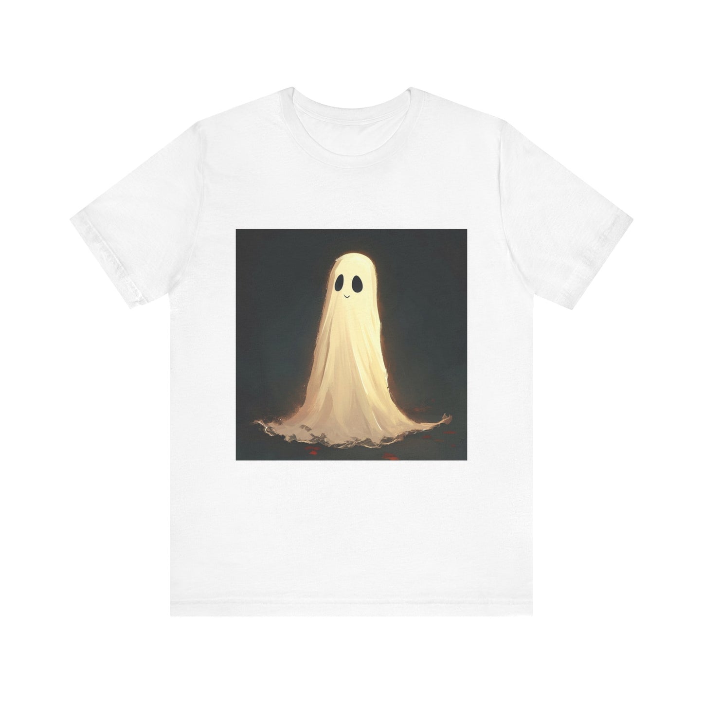 Happy Spooky Ghost Unisex Jersey Short Sleeve Tee