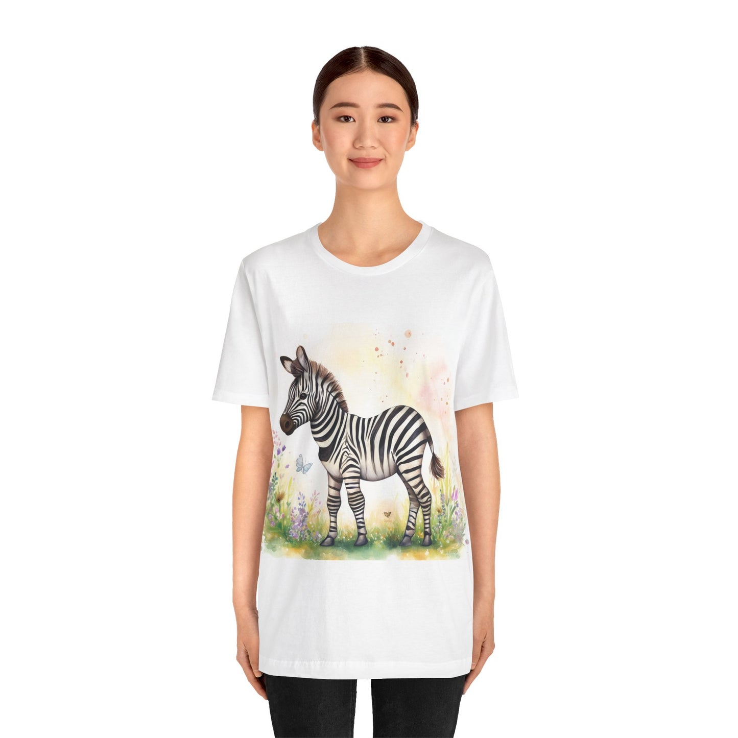 Baby Zebra Unisex Jersey Short Sleeve Tee