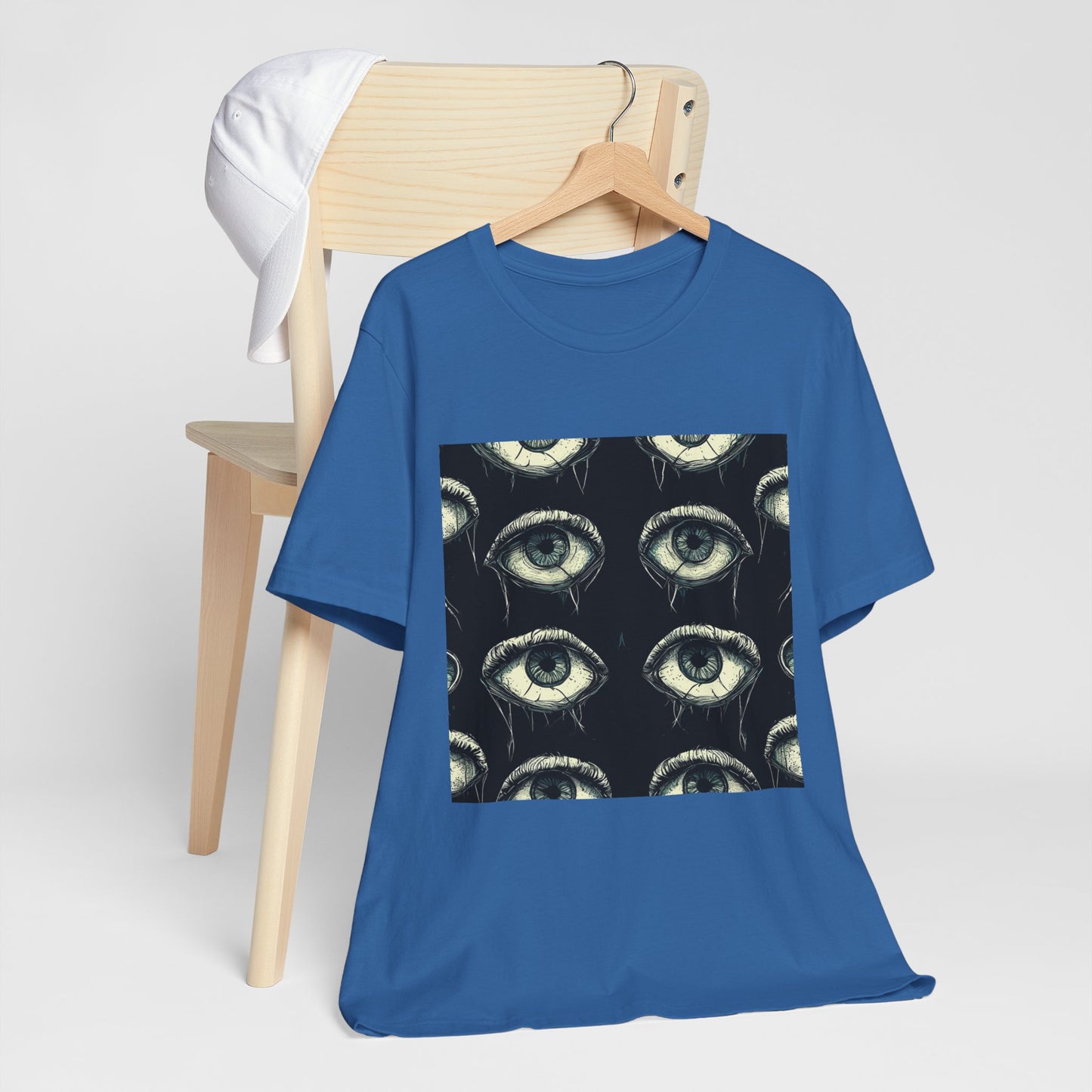 Spooky Eye Pattern Unisex Jersey Short Sleeve Tee