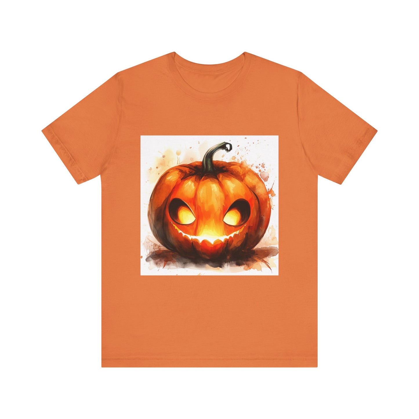 Cute Happy Jack o Lantern Unisex Jersey Short Sleeve Tee