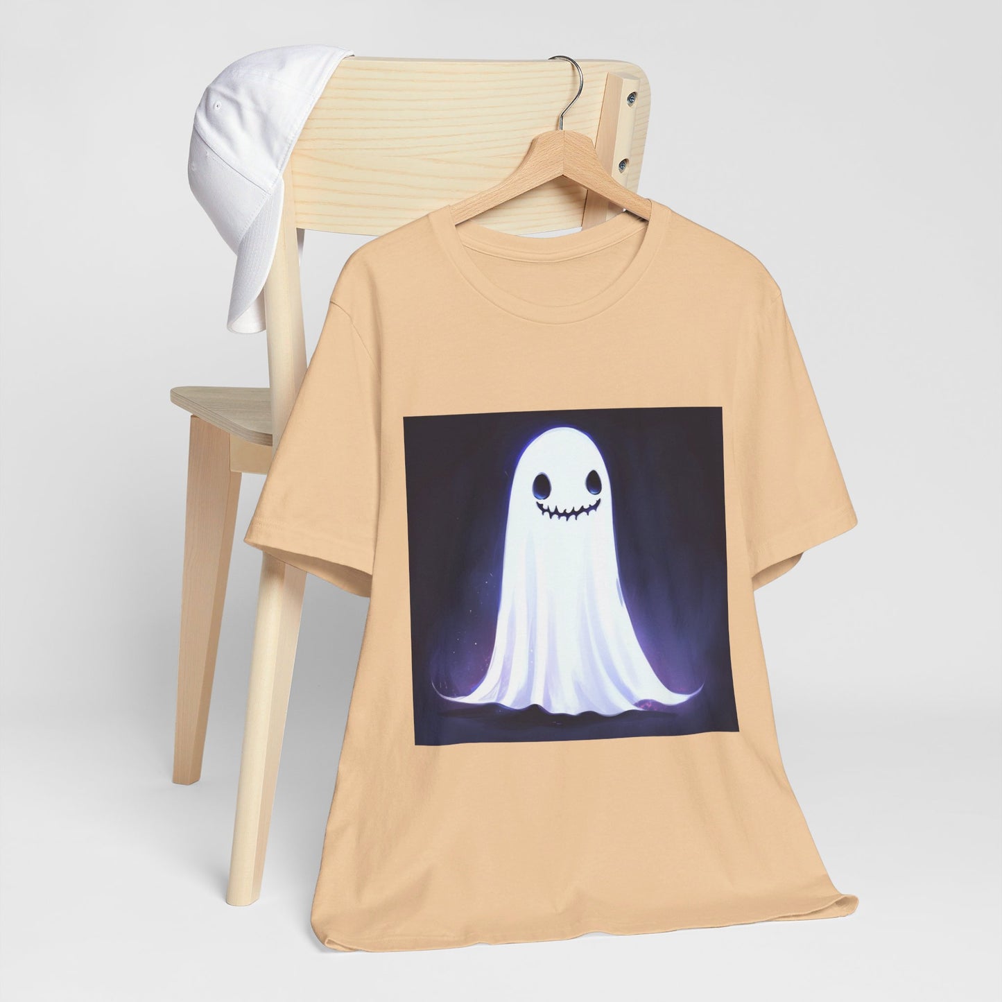 Creepy Cute Ghost Unisex Jersey Short Sleeve Tee