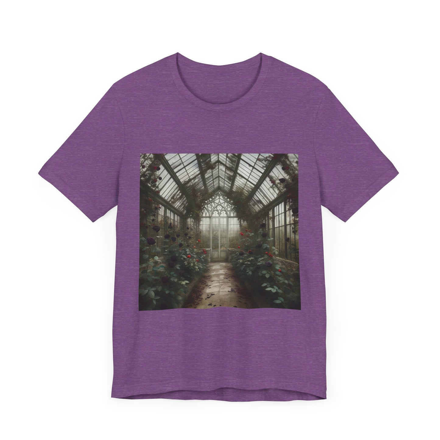 Gothic Roses Greenhouse Unisex Jersey Short Sleeve Tee