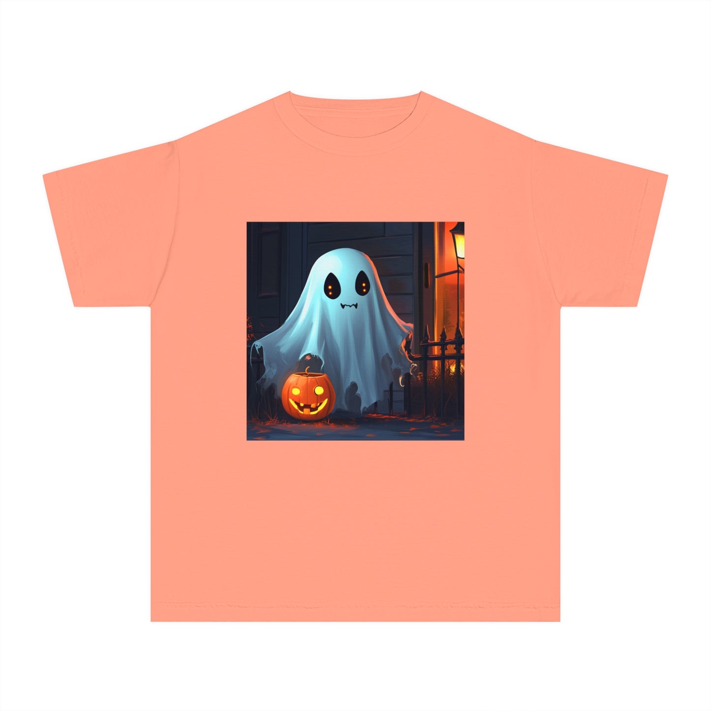 Ghost Trick or Treating Youth Midweight Tee