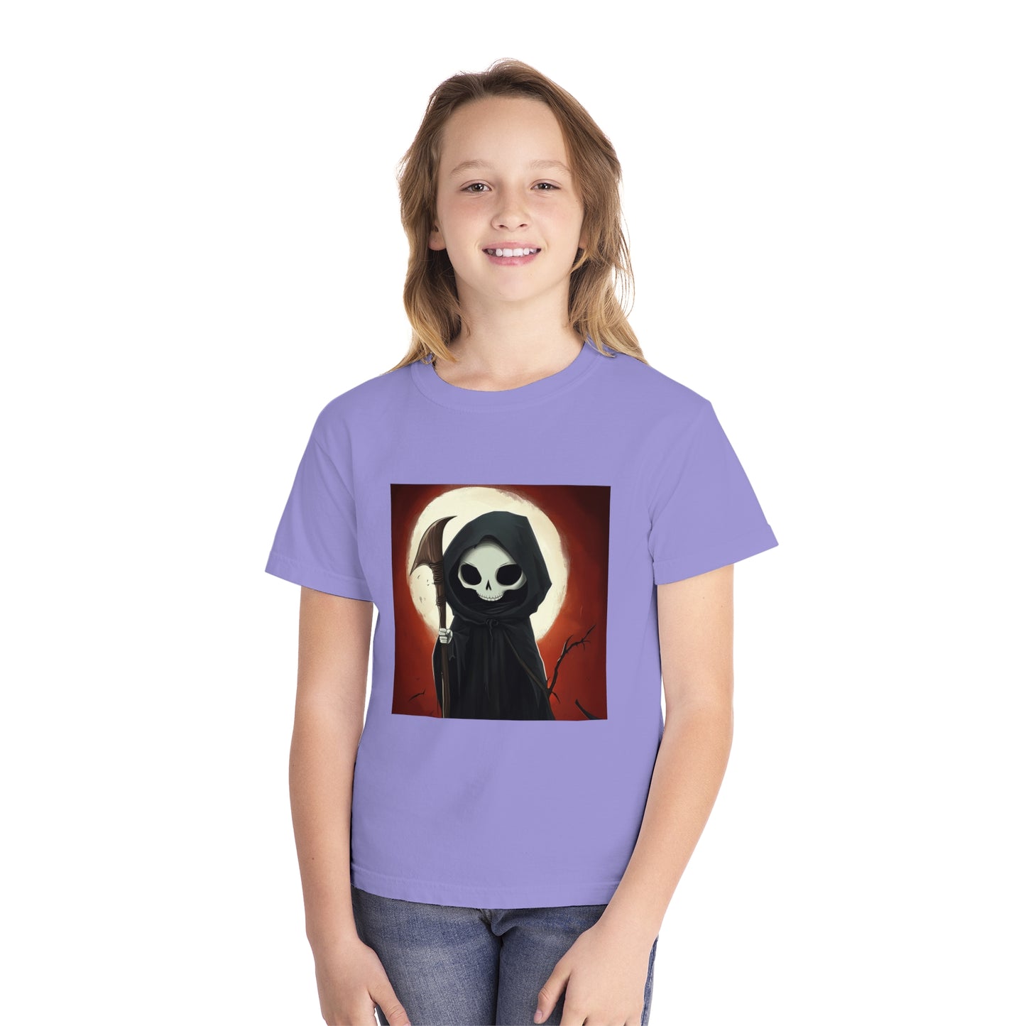 Cute Grim Reaper Youth Midweight Tee