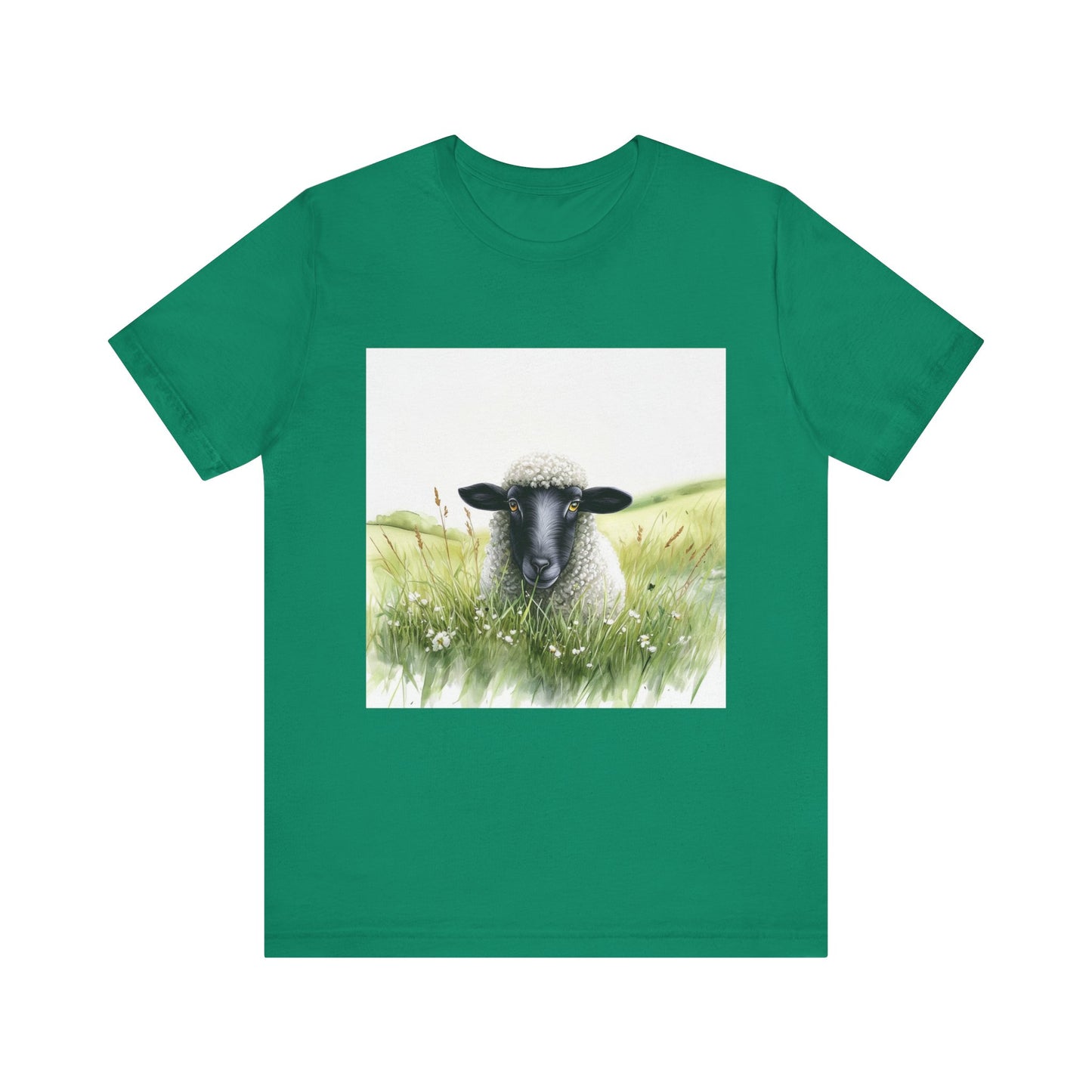 Cute Sheep Unisex Jersey Short Sleeve Tee