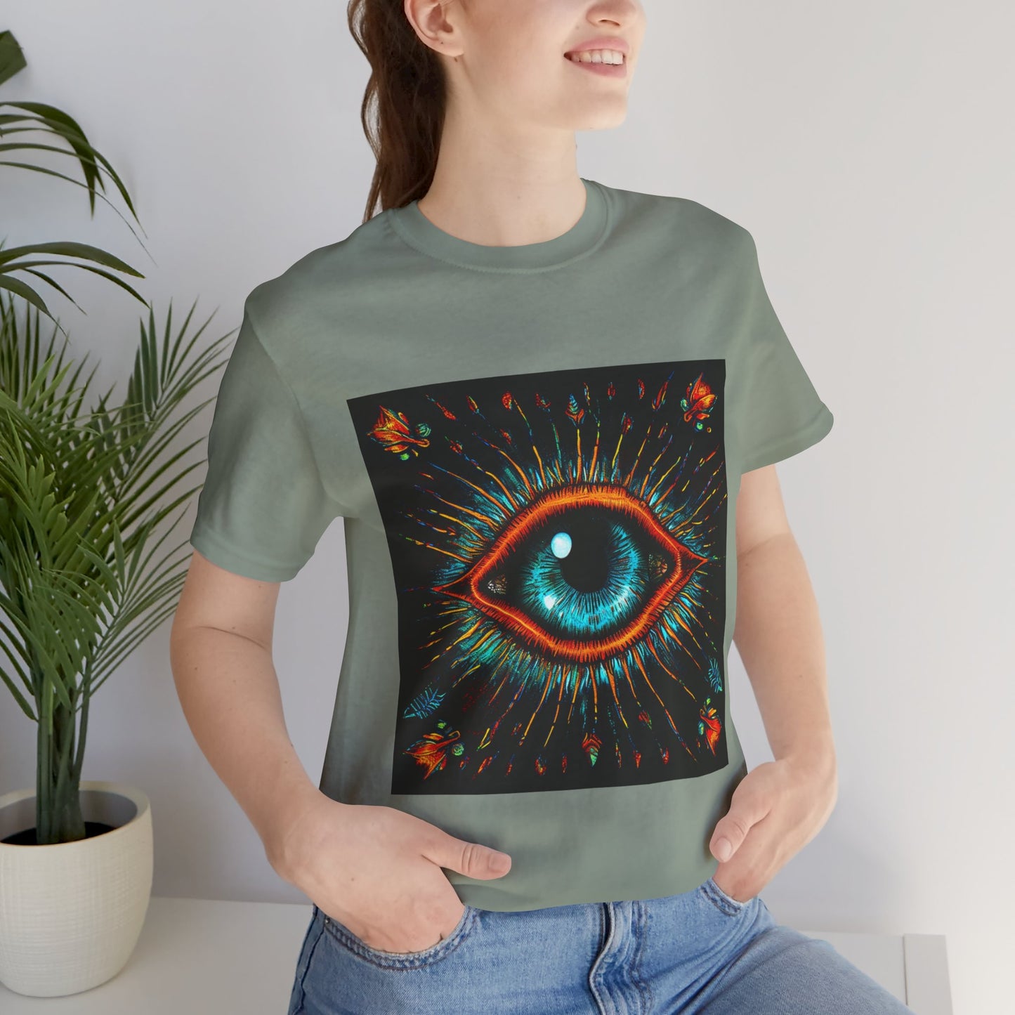 Mesmerizing Eye Unisex Jersey Short Sleeve Tee