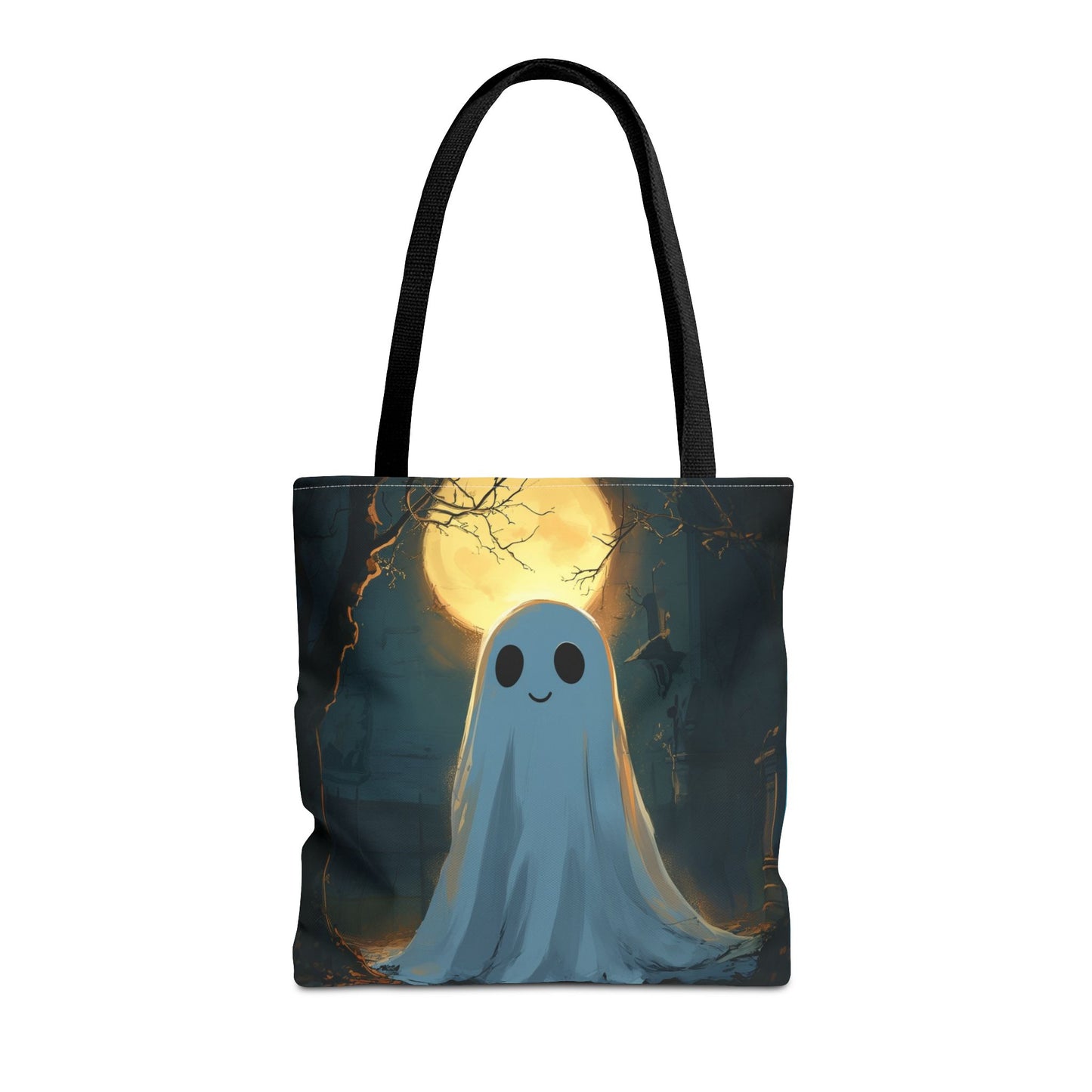 Cute Ghost Tote Bag (AOP)