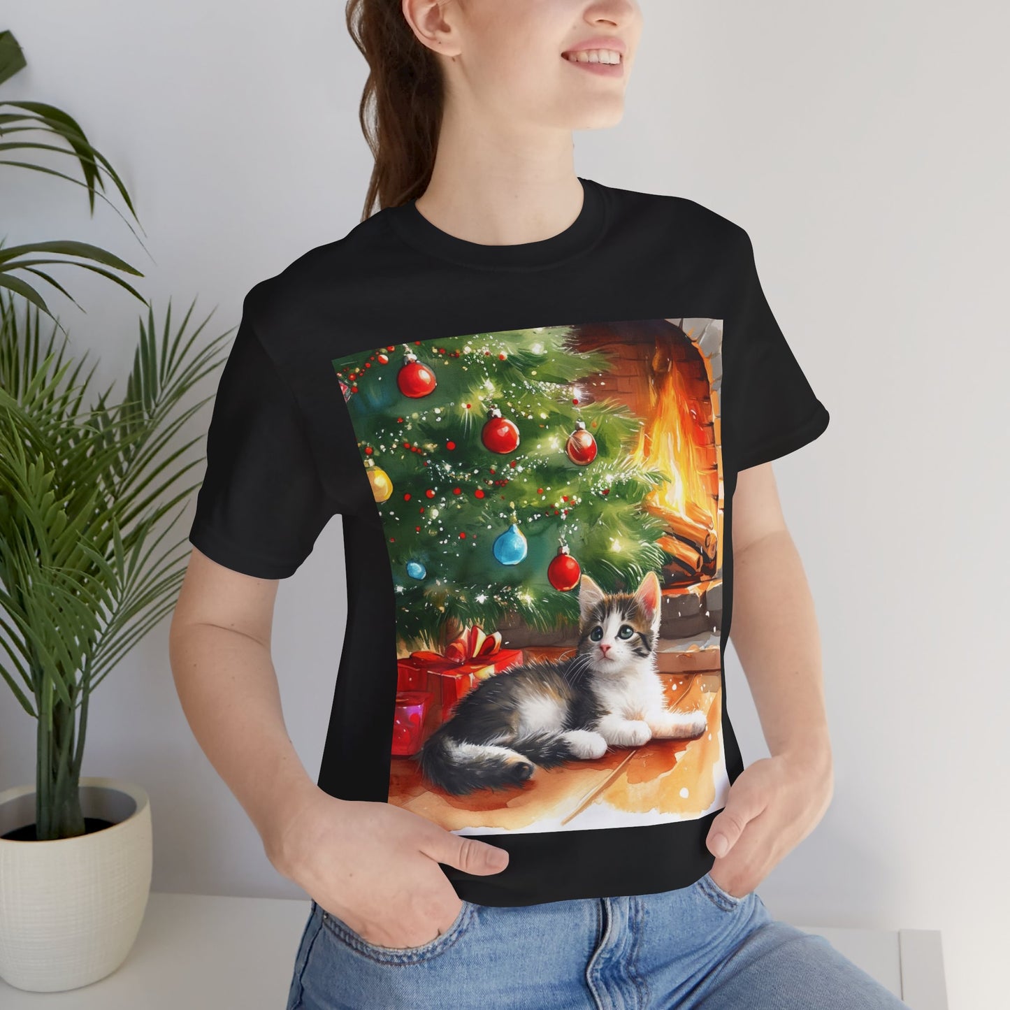 Cozy Kitten Unisex Jersey Short Sleeve Tee