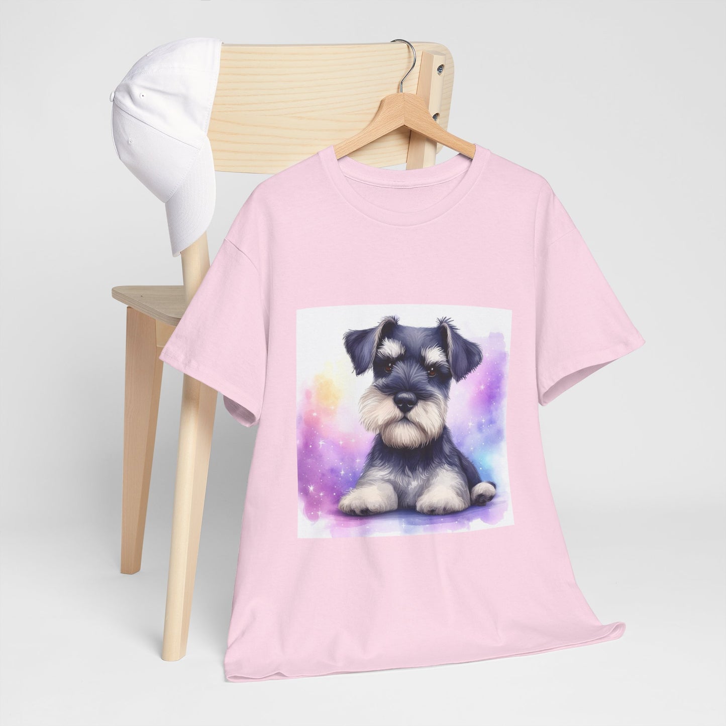 Schnauzer Puppy Unisex Heavy Cotton Tee