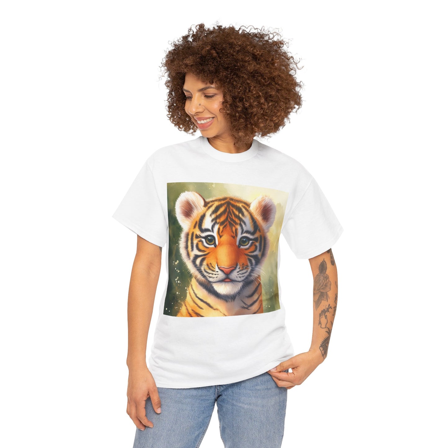 Baby Tiger Unisex Heavy Cotton Tee