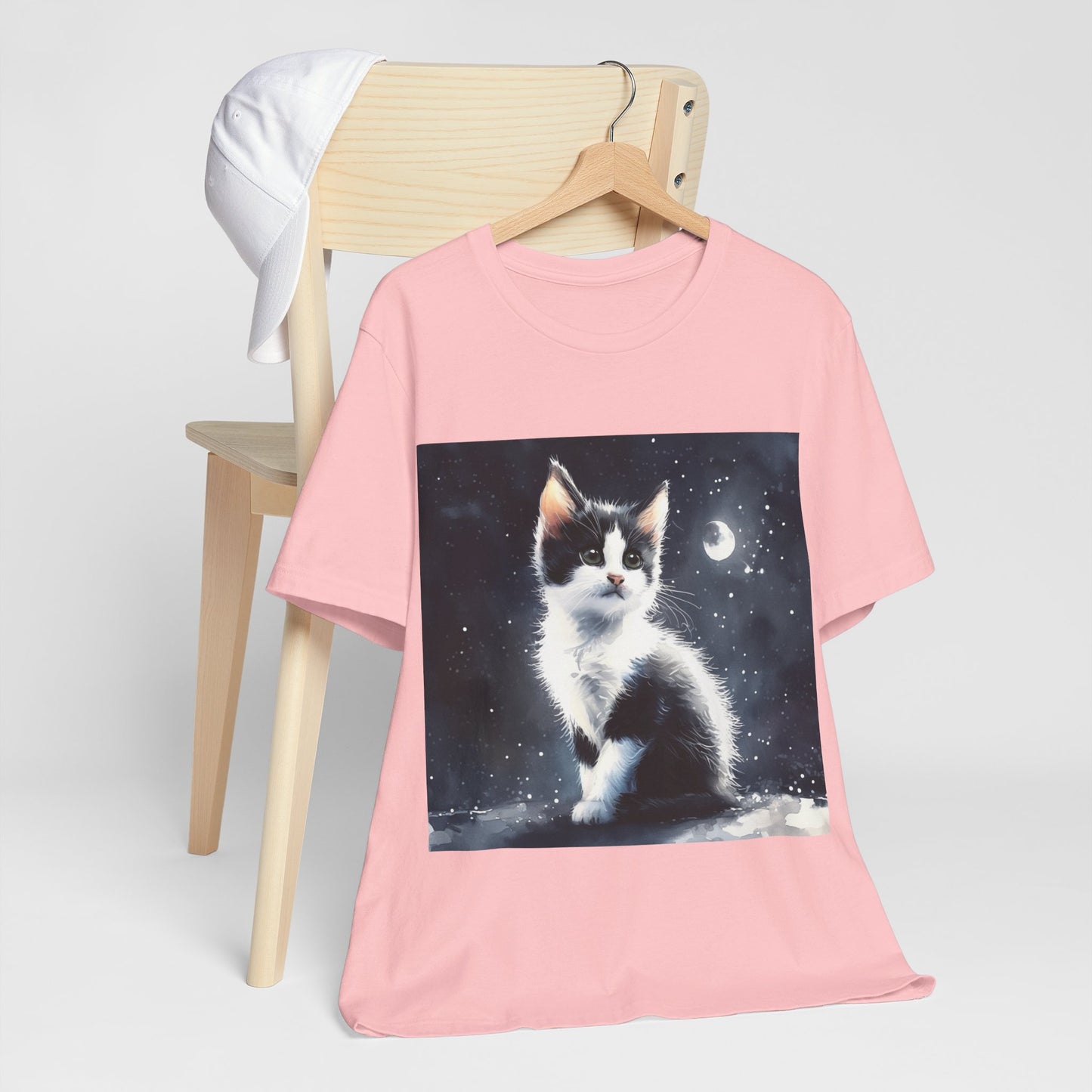 Cute Tuxedo Cat Jersey Short Sleeve Tee