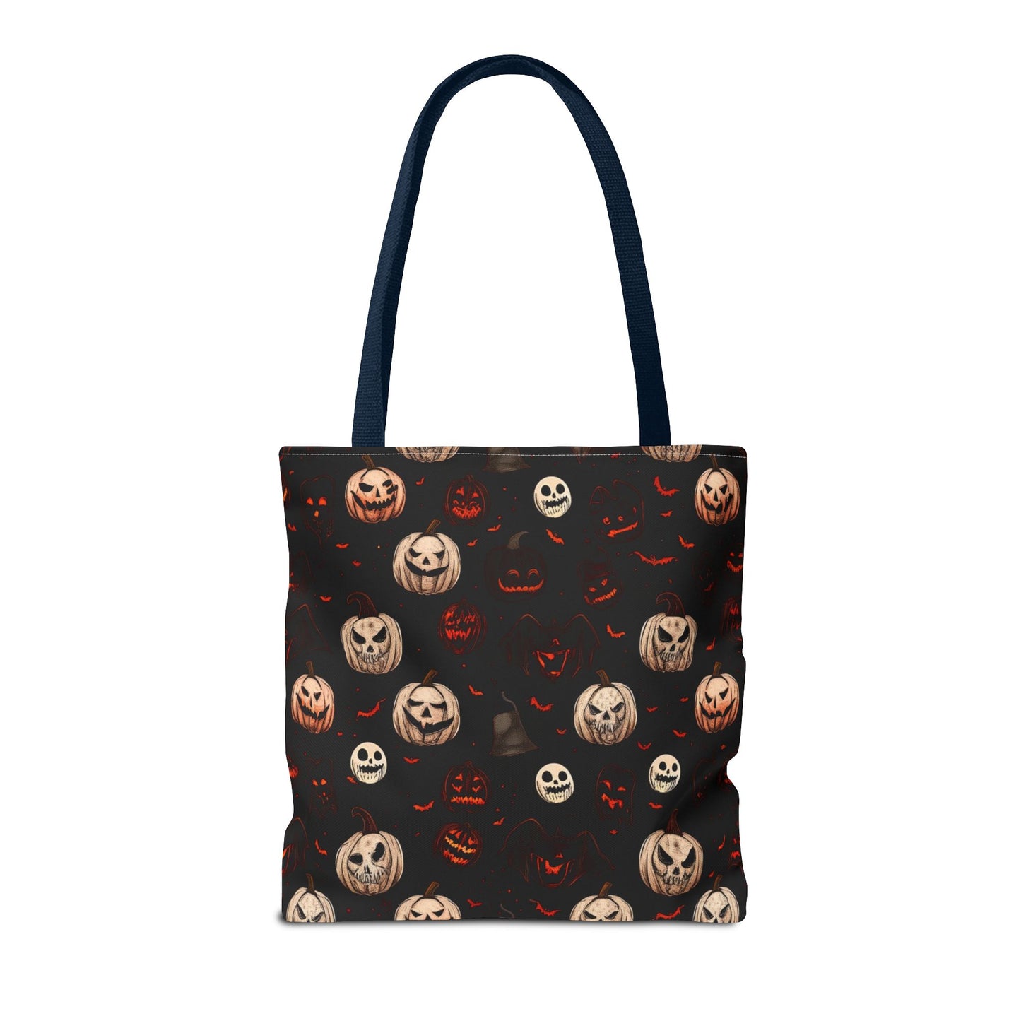 Spooky Halloween Pattern Tote Bag (AOP)