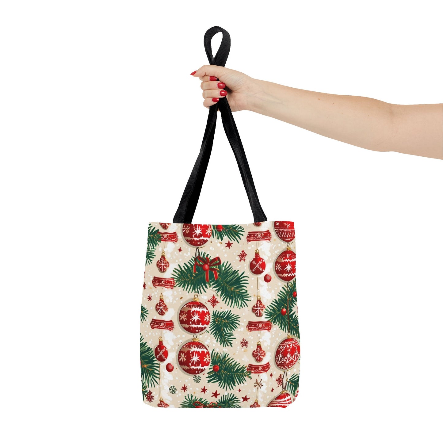 Garland Ornament Pattern Tote Bag (AOP)