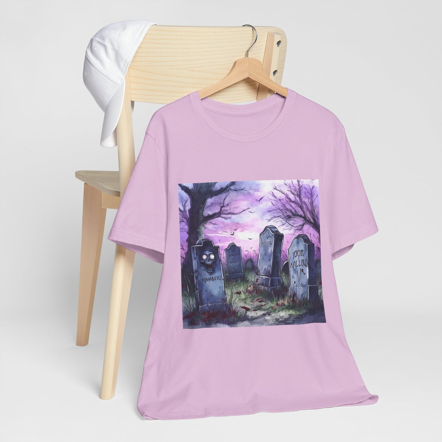 Purple Graveyard Unisex Jersey Short Sleeve Tee