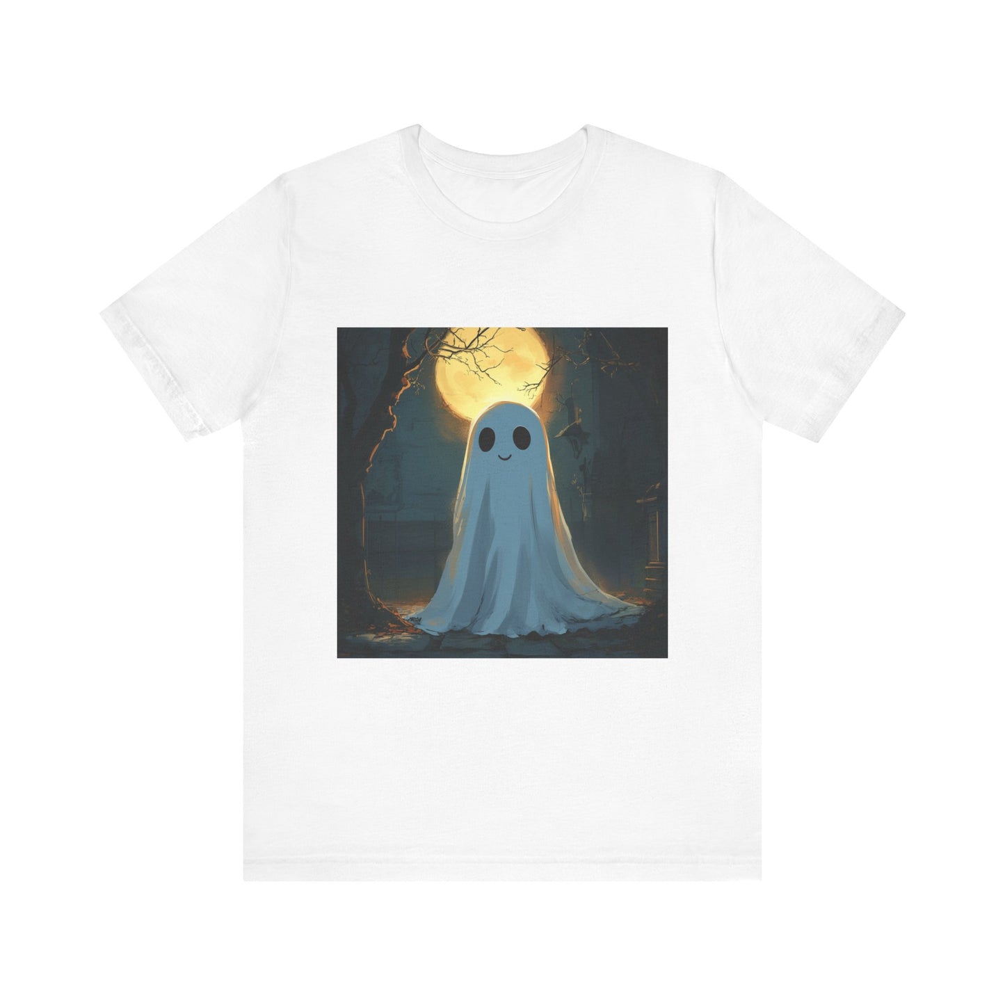 Cute Ghost Unisex Jersey Short Sleeve Tee