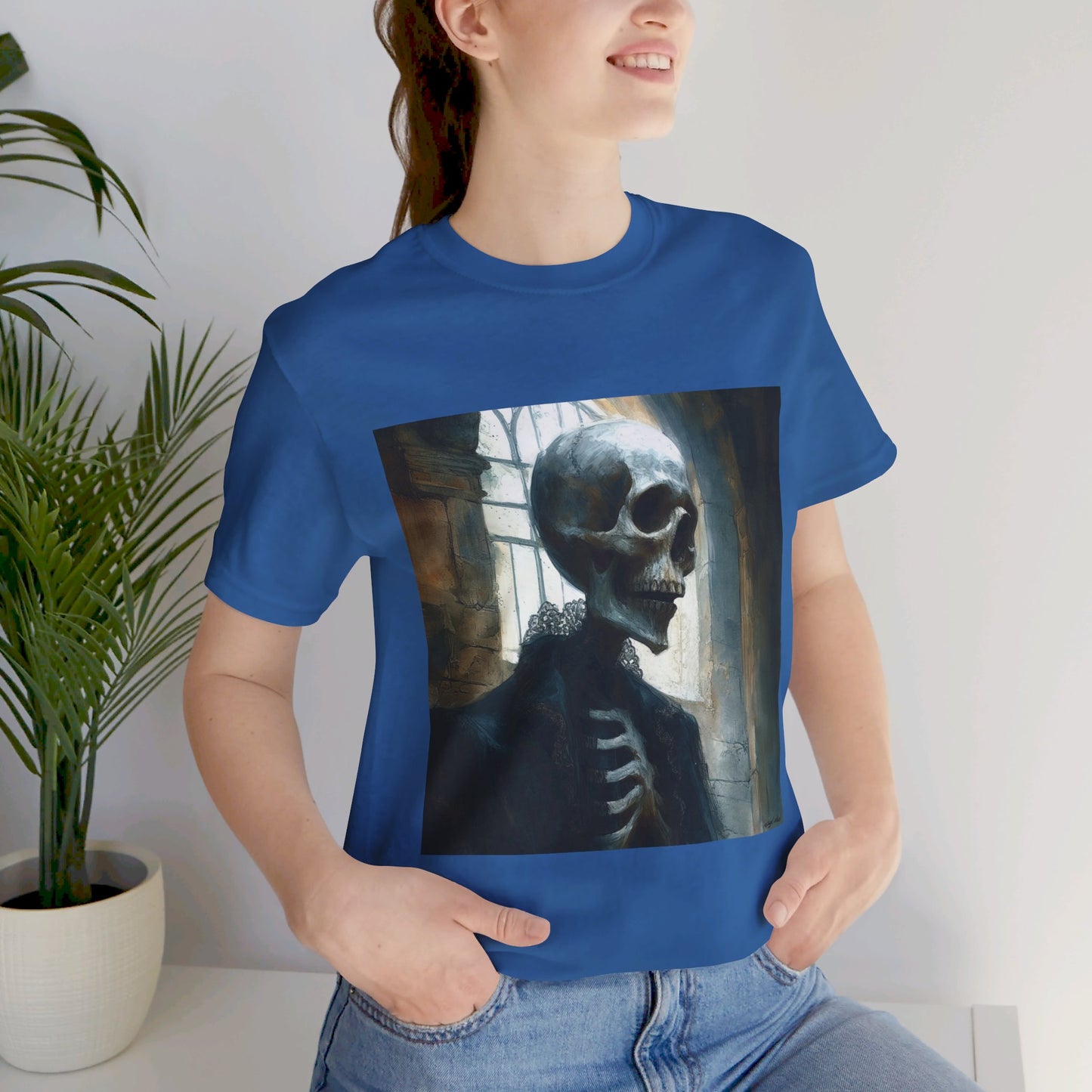 Victorian Skeleton Unisex Jersey Short Sleeve Tee