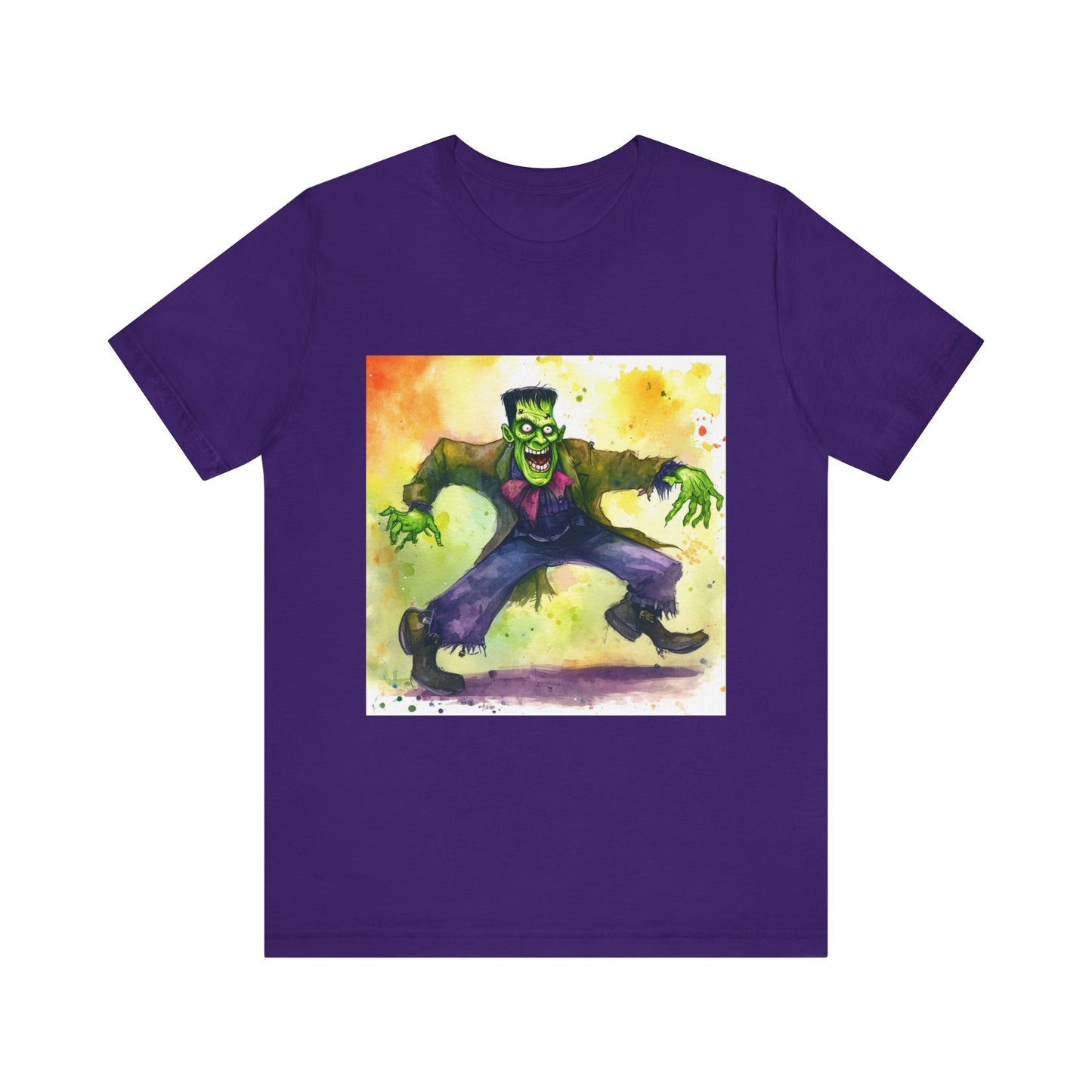 Quirky Frankenstein Unisex Jersey Short Sleeve Tee