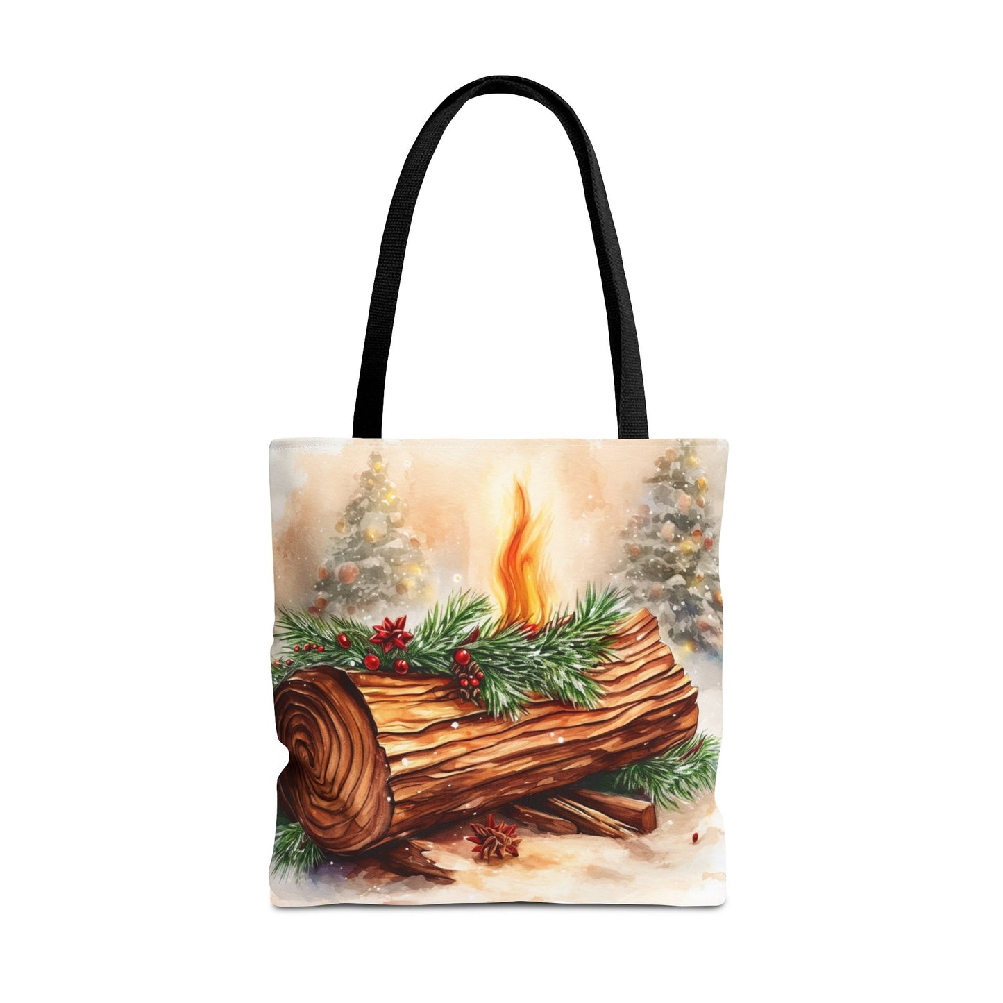 Yule Log Tote Bag (AOP)