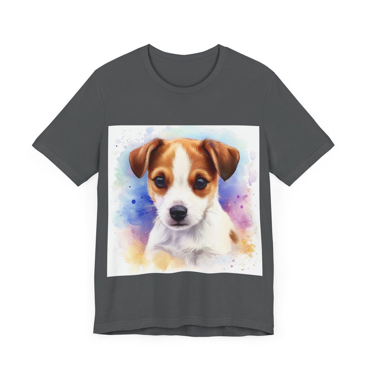 Cute Jack Russell Unisex Jersey Short Sleeve Tee