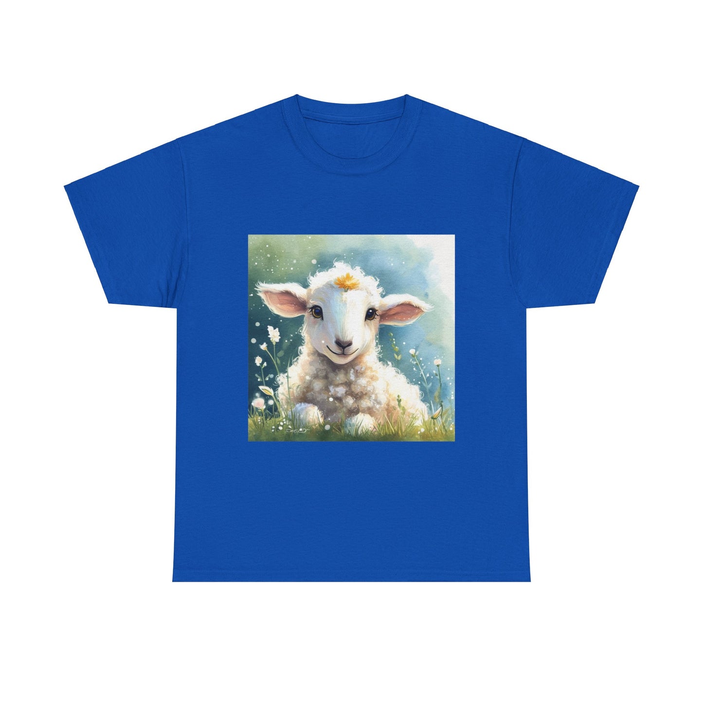 Cute Lamb Unisex Heavy Cotton Tee