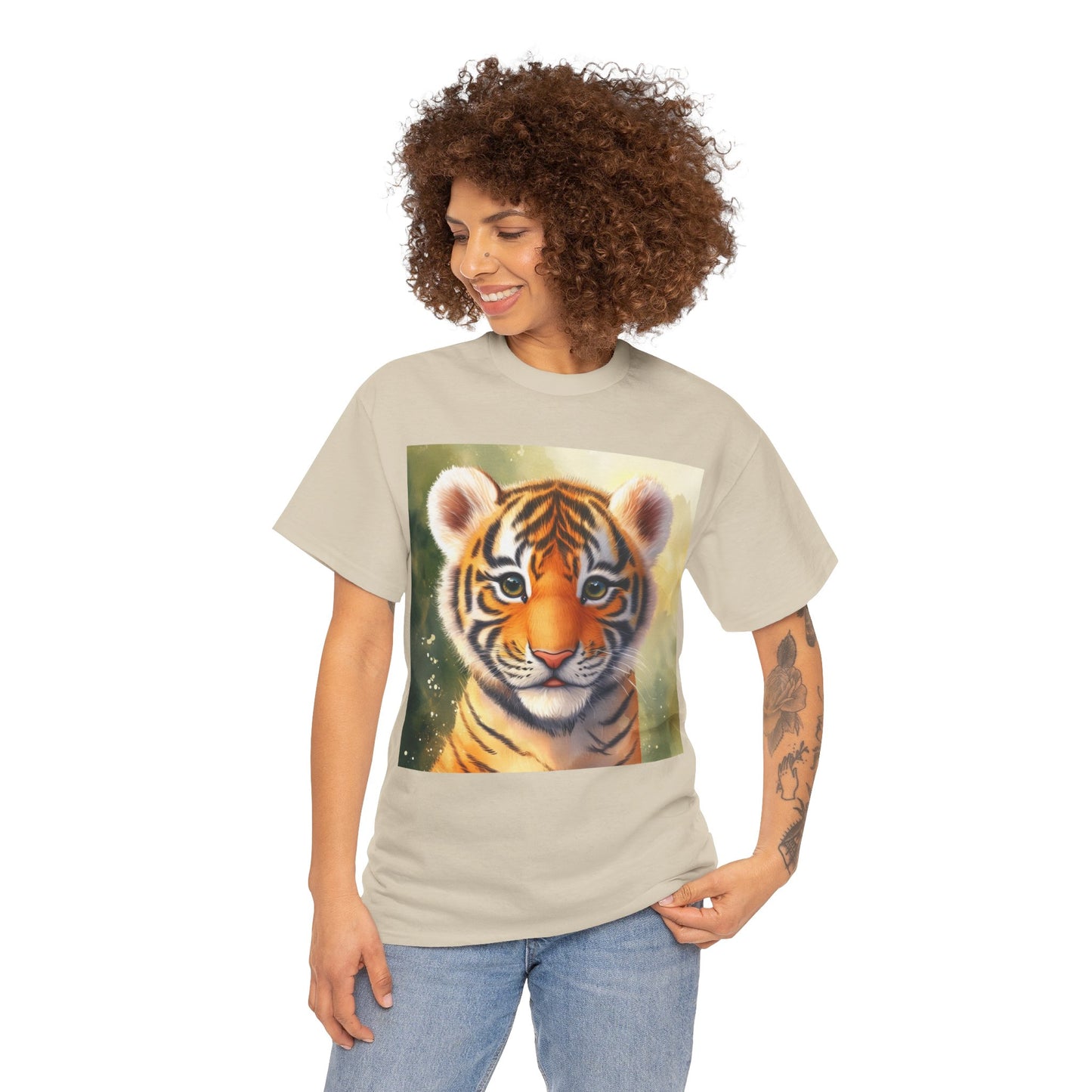 Baby Tiger Unisex Heavy Cotton Tee