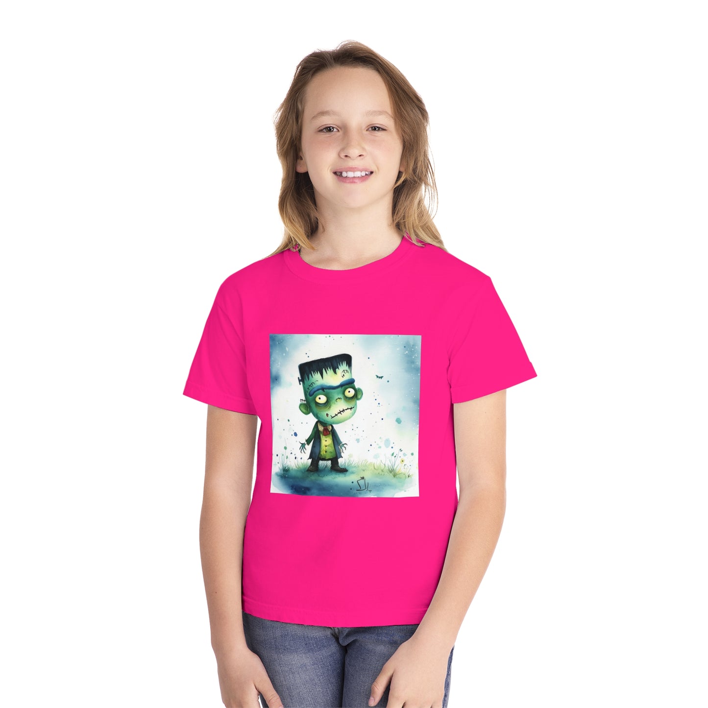 Cute Frankenstein Youth Midweight Tee