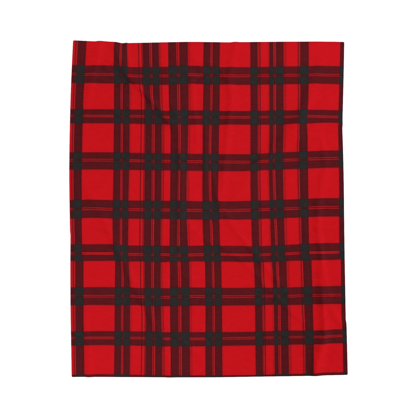 Cozy Plaid Velveteen Plush Blanket