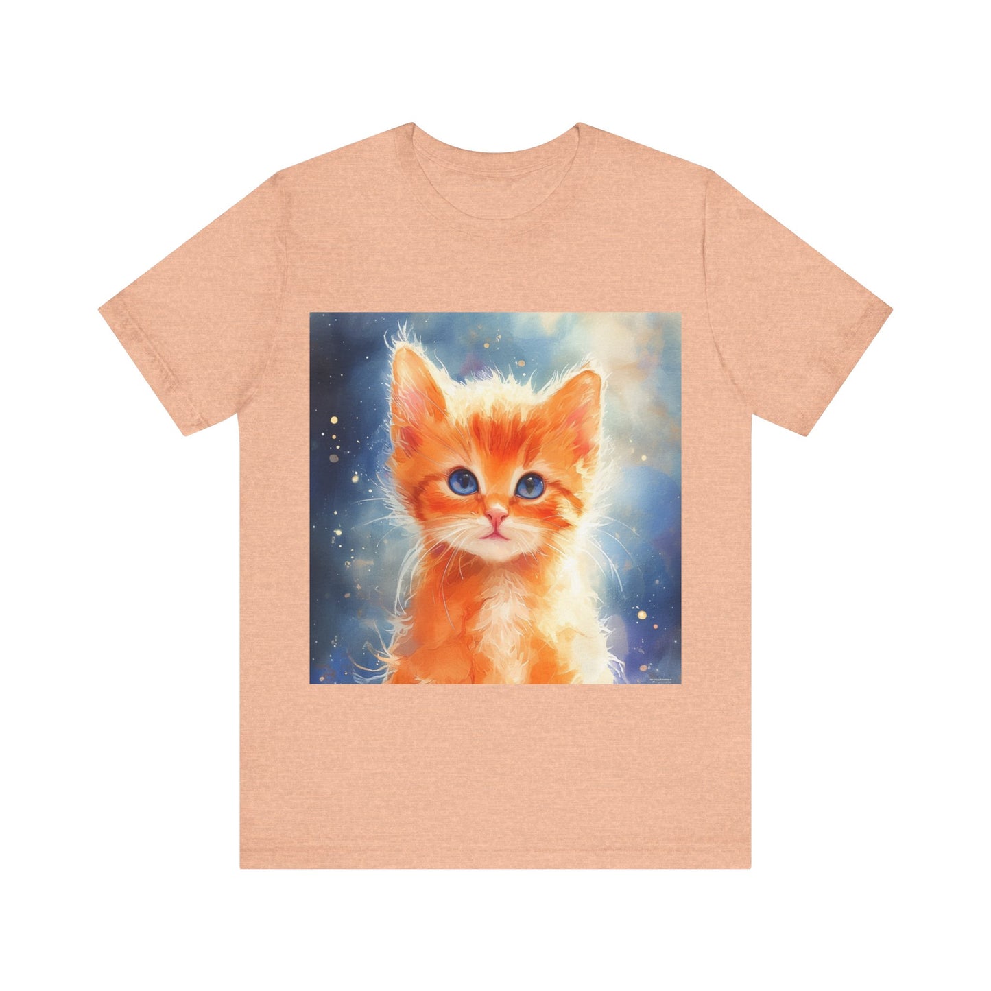 Orange Kitten Unisex Jersey Short Sleeve Tee